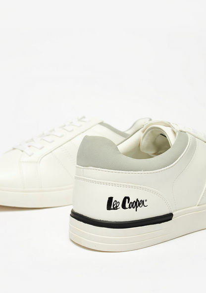 Lee Cooper Men's Solid Lace-Up Sneakers
