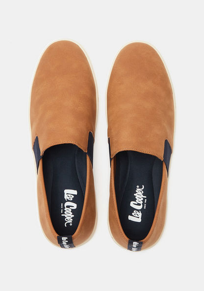 Lee Cooper Men's Solid Slip-On Loafers-Men%27s Casual Shoes-image-3