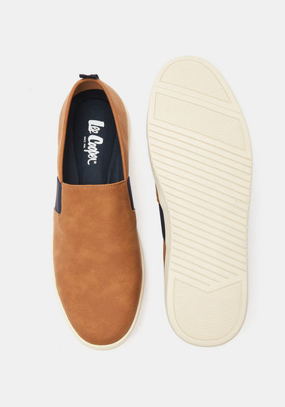Lee Cooper Men's Solid Slip-On Loafers-Men%27s Casual Shoes-image-5