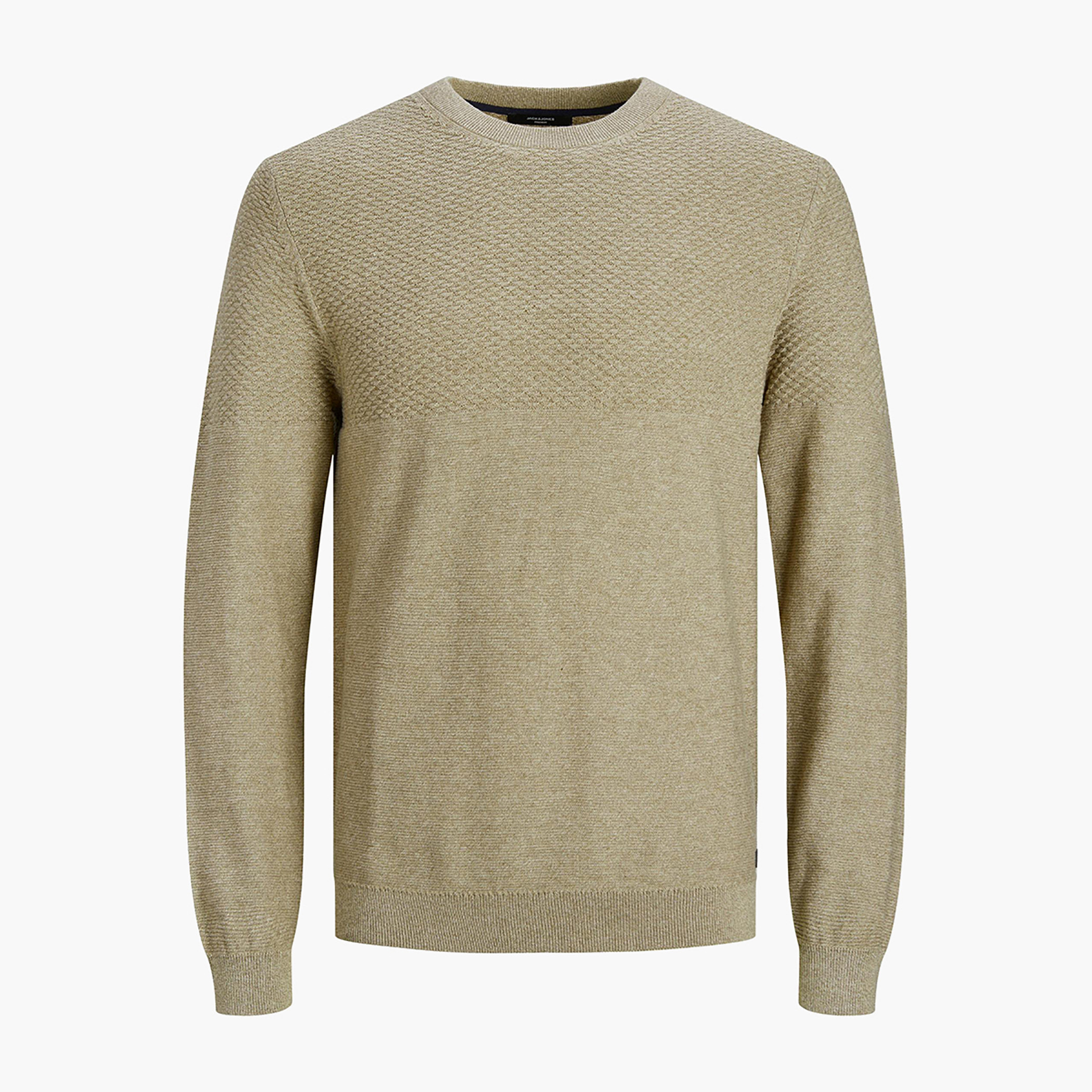 Jack & Jones Men Knitted Crew Neck Pullover-men-clothing-sweatersandpullovers-image-7