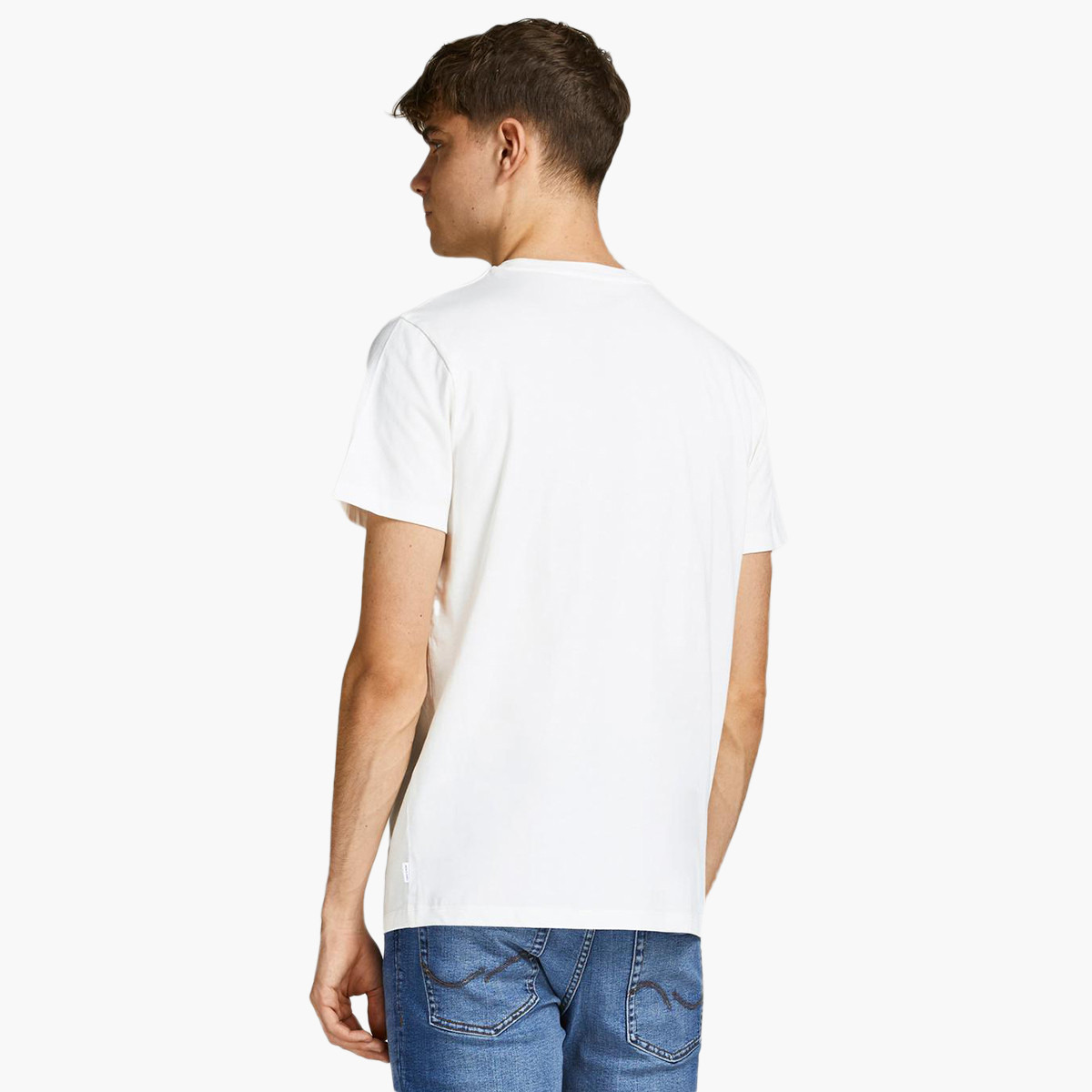 Jack & Jones Men Printed White Crew Neck T-Shirt-men-clothing-tshirtsandpolos-tshirts-image-2