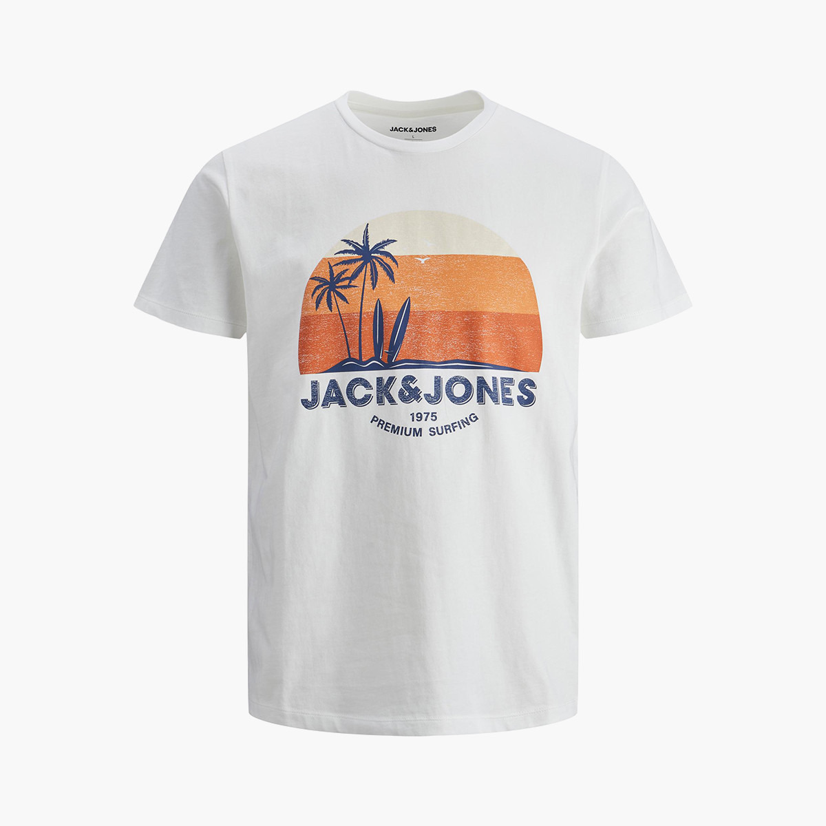 Jack & Jones Men Printed White Crew Neck T-Shirt-men-clothing-tshirtsandpolos-tshirts-image-3