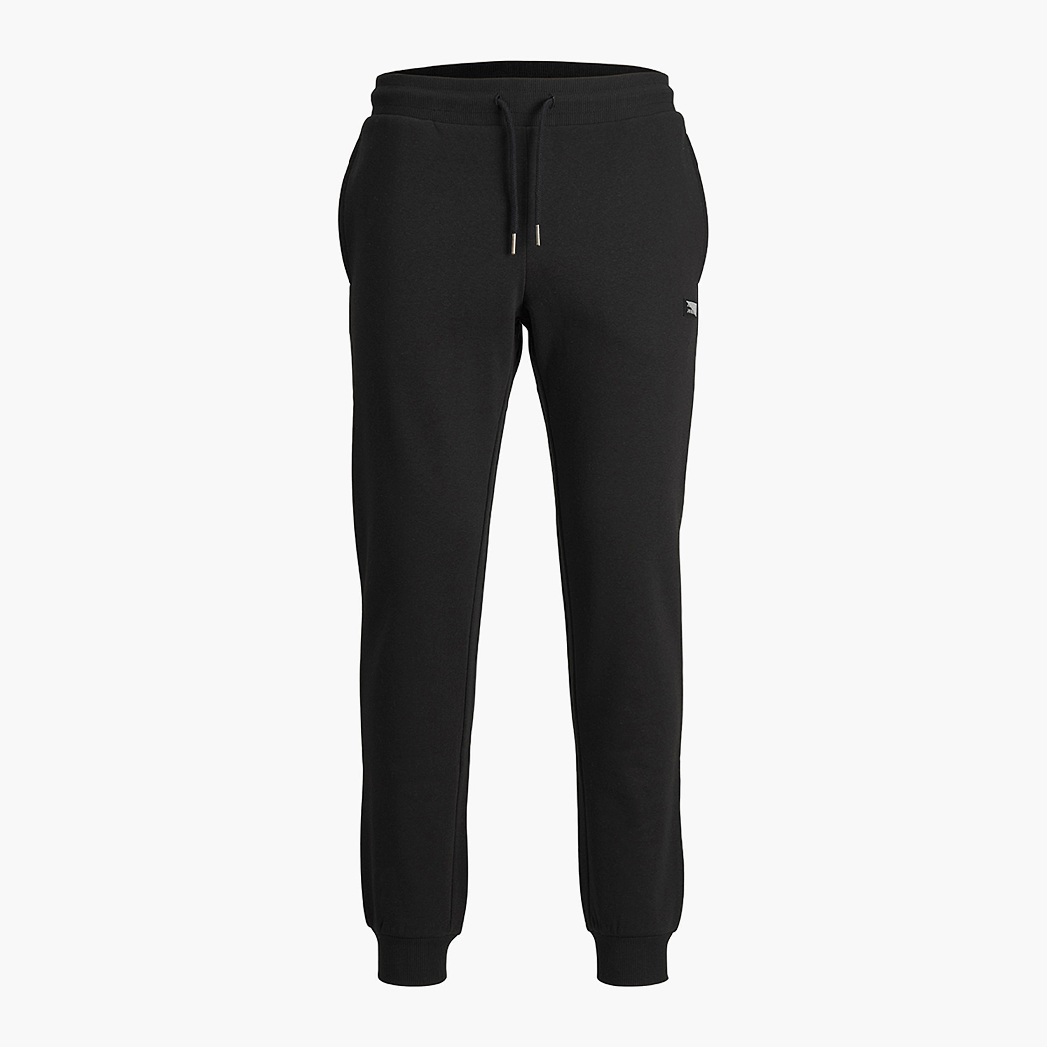 Jack & Jones Men Solid Comfort Fit Drawstring Sweatpant-men-clothing-bottoms-trousersandchinos-trousers-image-5