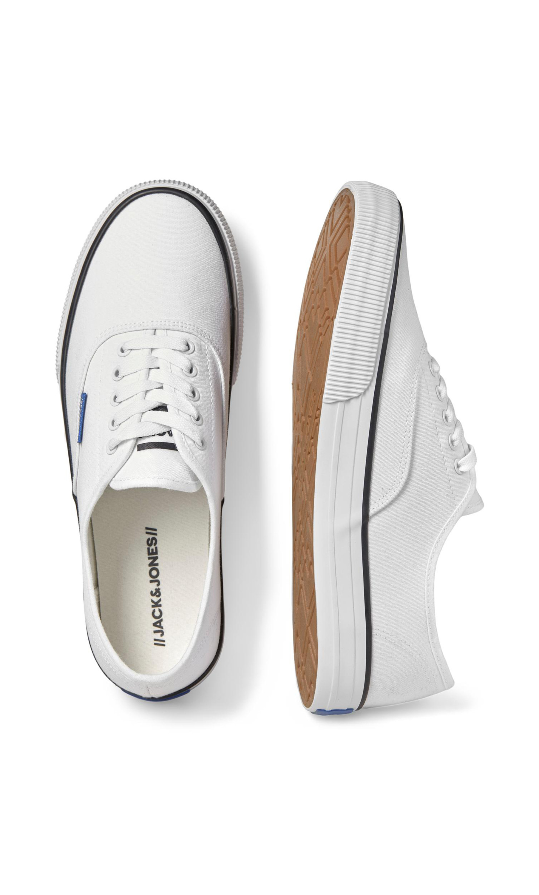 سنيكرز كاجوال ذو كانفاس من جاك آند جونز للرجال  12201283-men-shoes-sneakers-image-4