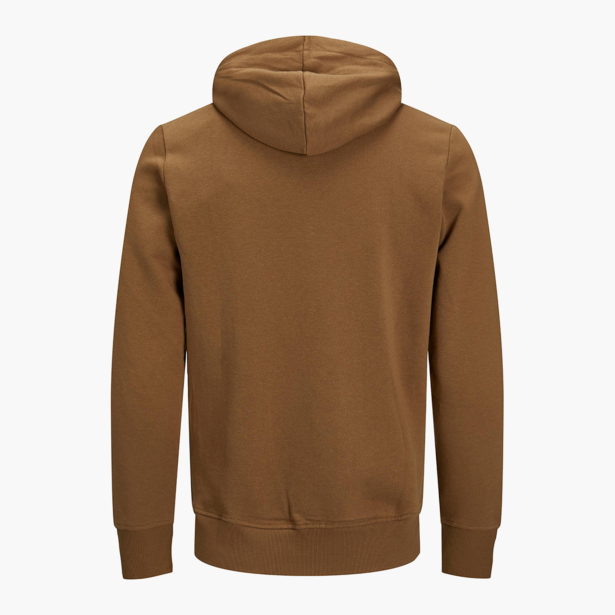 Jack & Jones Men Logo Front Zipper Hoodie-men-winterwear-hoodiesandsweatshirts-image-2