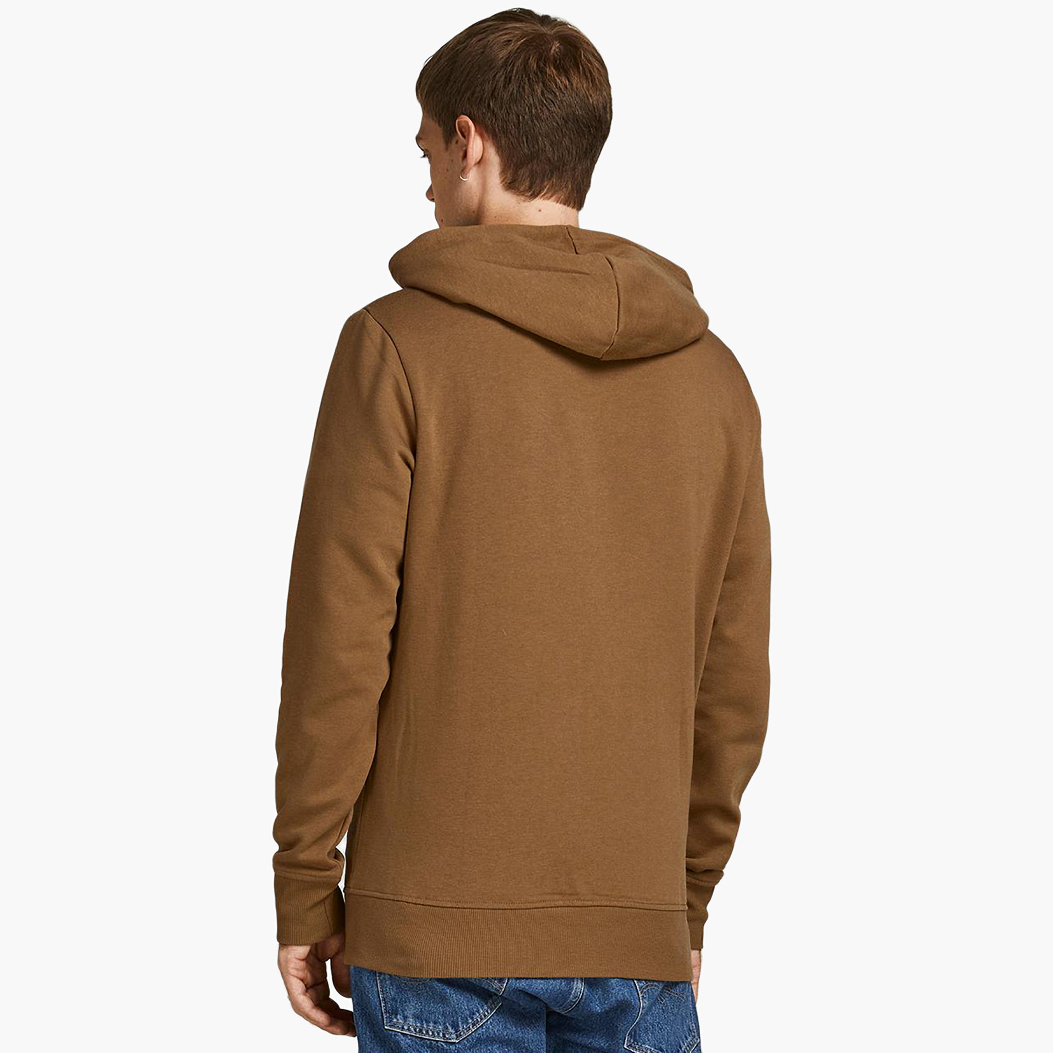 Jack & Jones Men Logo Front Zipper Hoodie-men-winterwear-hoodiesandsweatshirts-image-5