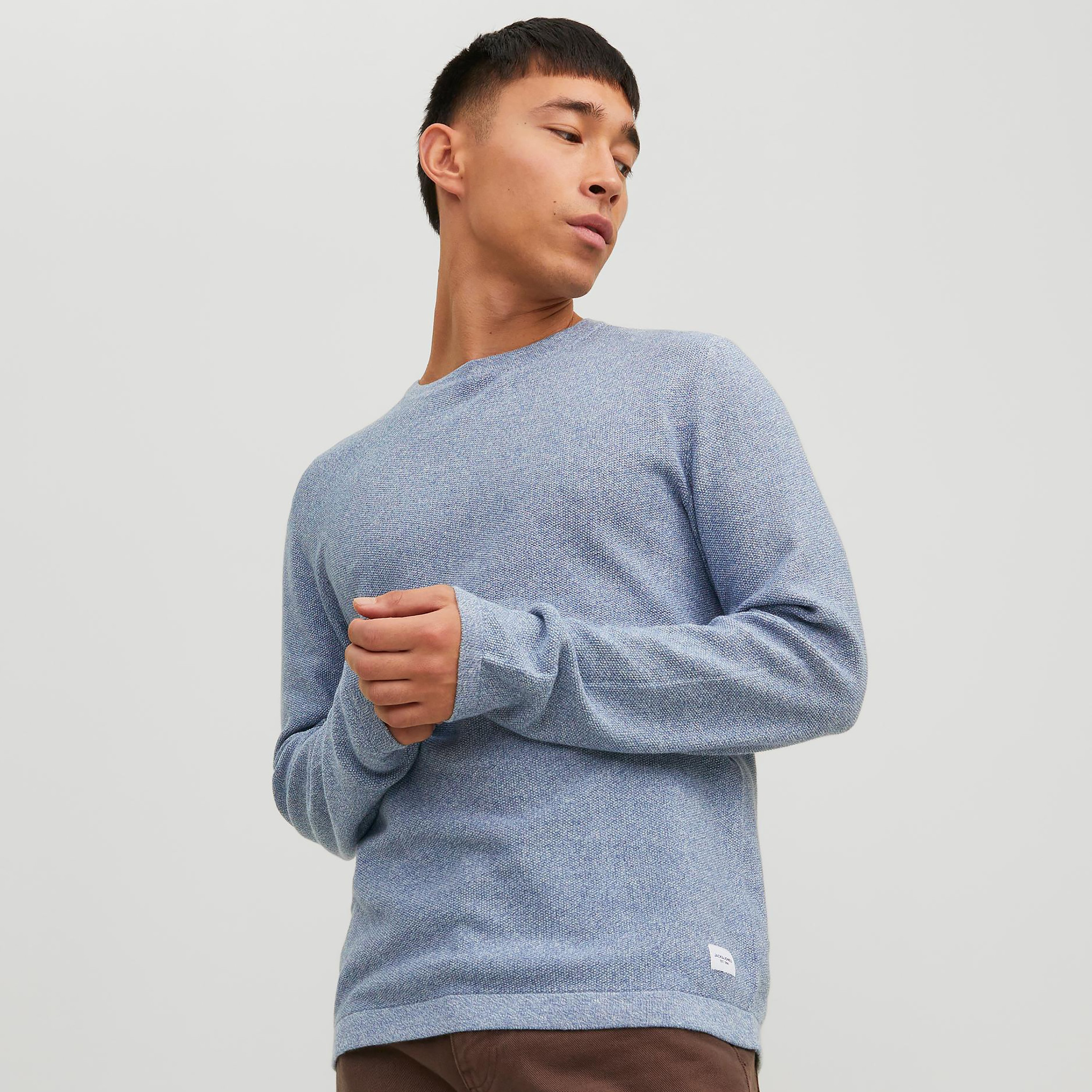 Jack & Jones Plain Crew Neck Long Sleeves Pullover-men-clothing-sweatersandpullovers-image-6