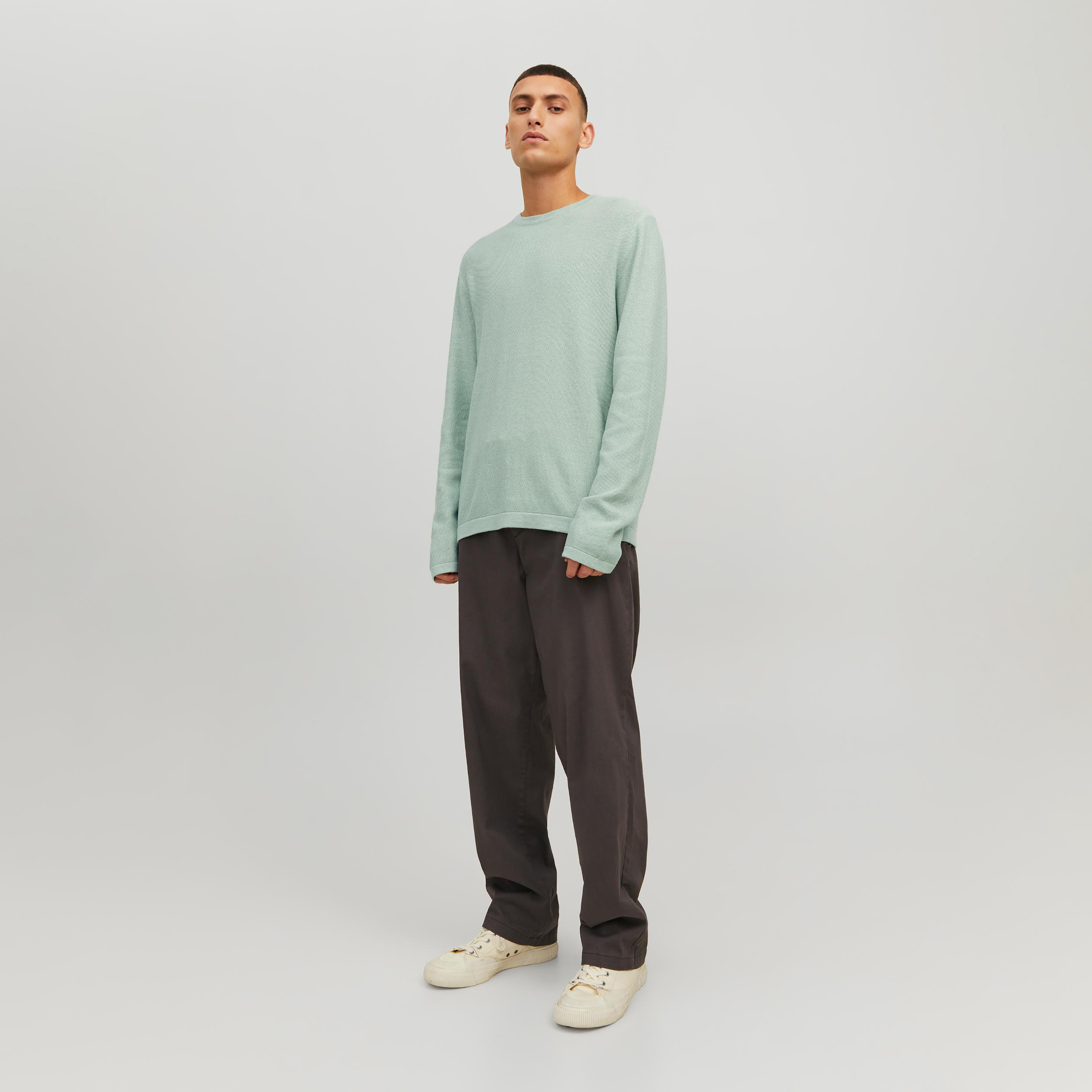 Jack & Jones Plain Crew Neck Long Sleeves Pullover-men-clothing-sweatersandpullovers-image-12