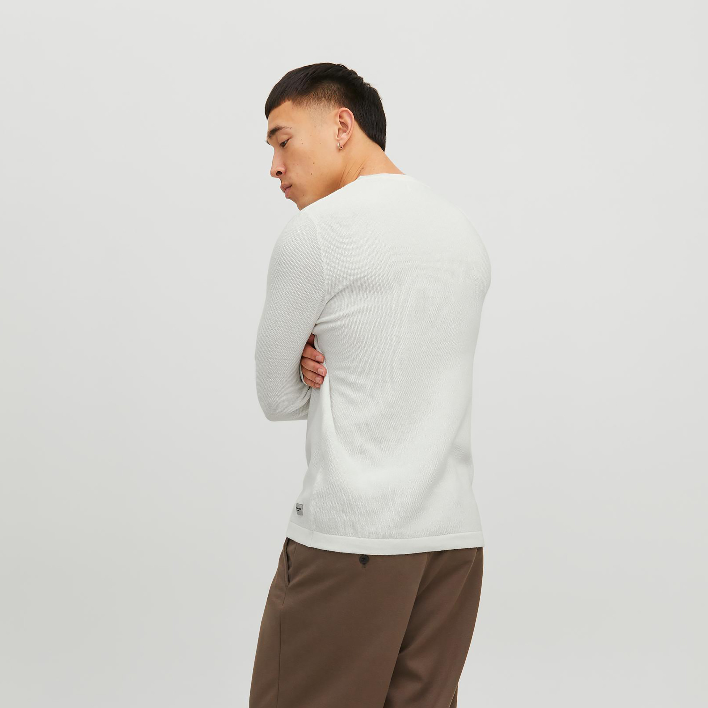 Jack & Jones Plain Crew Neck Long Sleeves Pullover-men-clothing-sweatersandpullovers-image-19