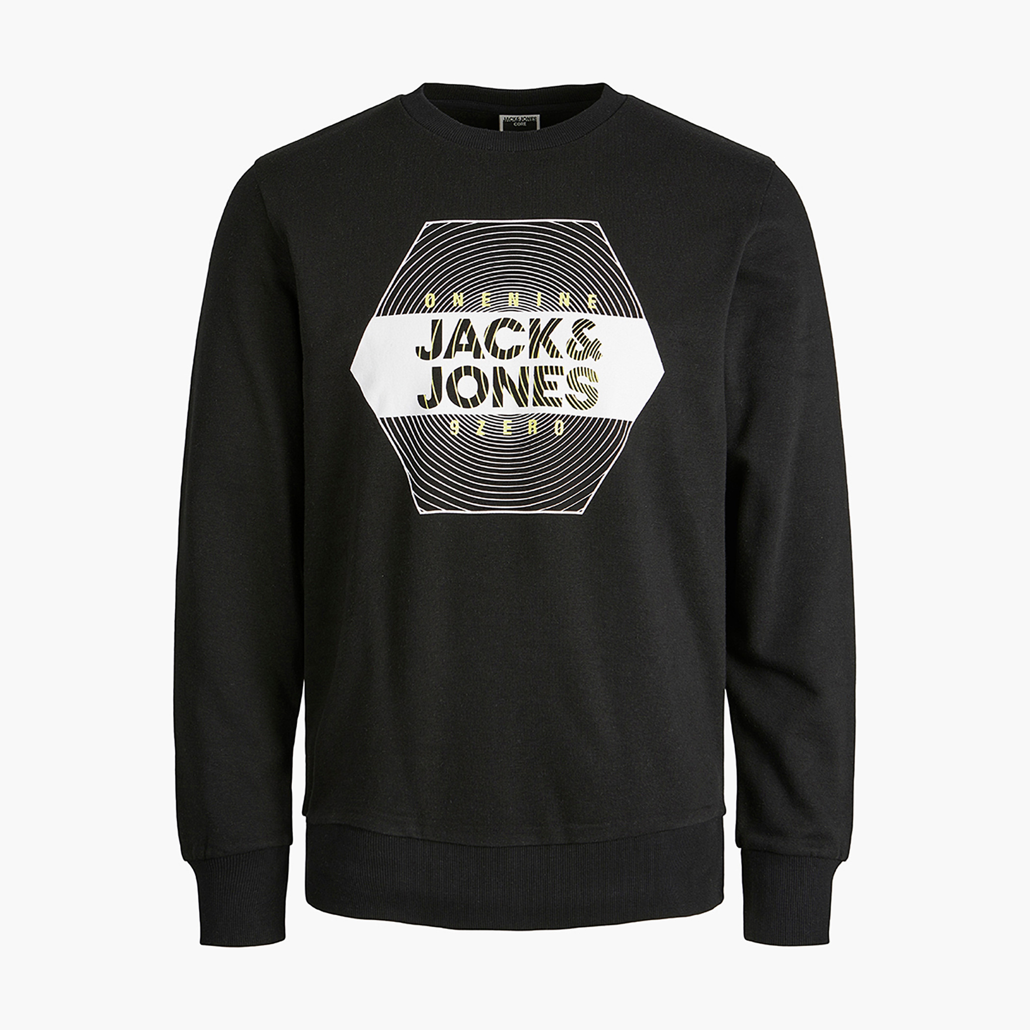 قميص من النوع الثقيل أسود جاك آند جونس-men-winterwear-hoodiesandsweatshirts-image-1