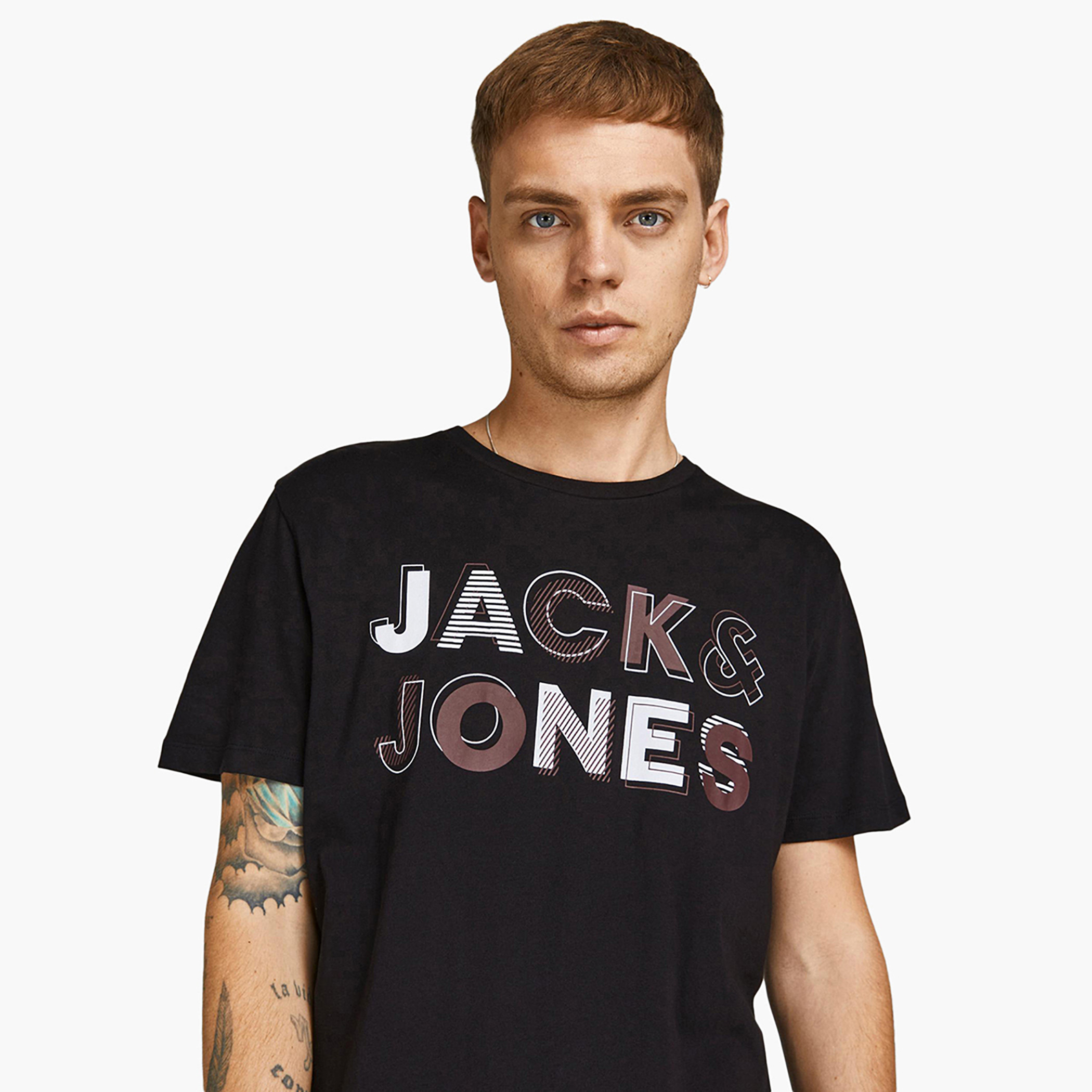 Jack & Jones Men Printed Crew Neck T-Shirt-men-clothing-tshirtsandpolos-tshirts-image-6