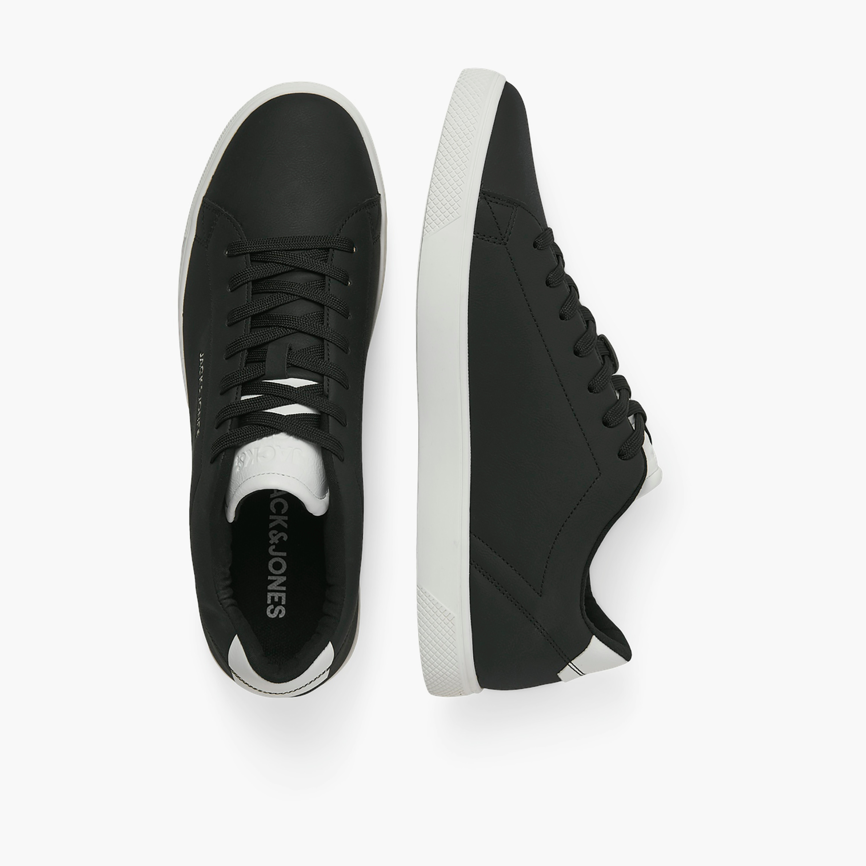 Jack & Jones Men's Lace-Up Low Top Sneakers | 12203642-men-shoes-sneakers-image-3