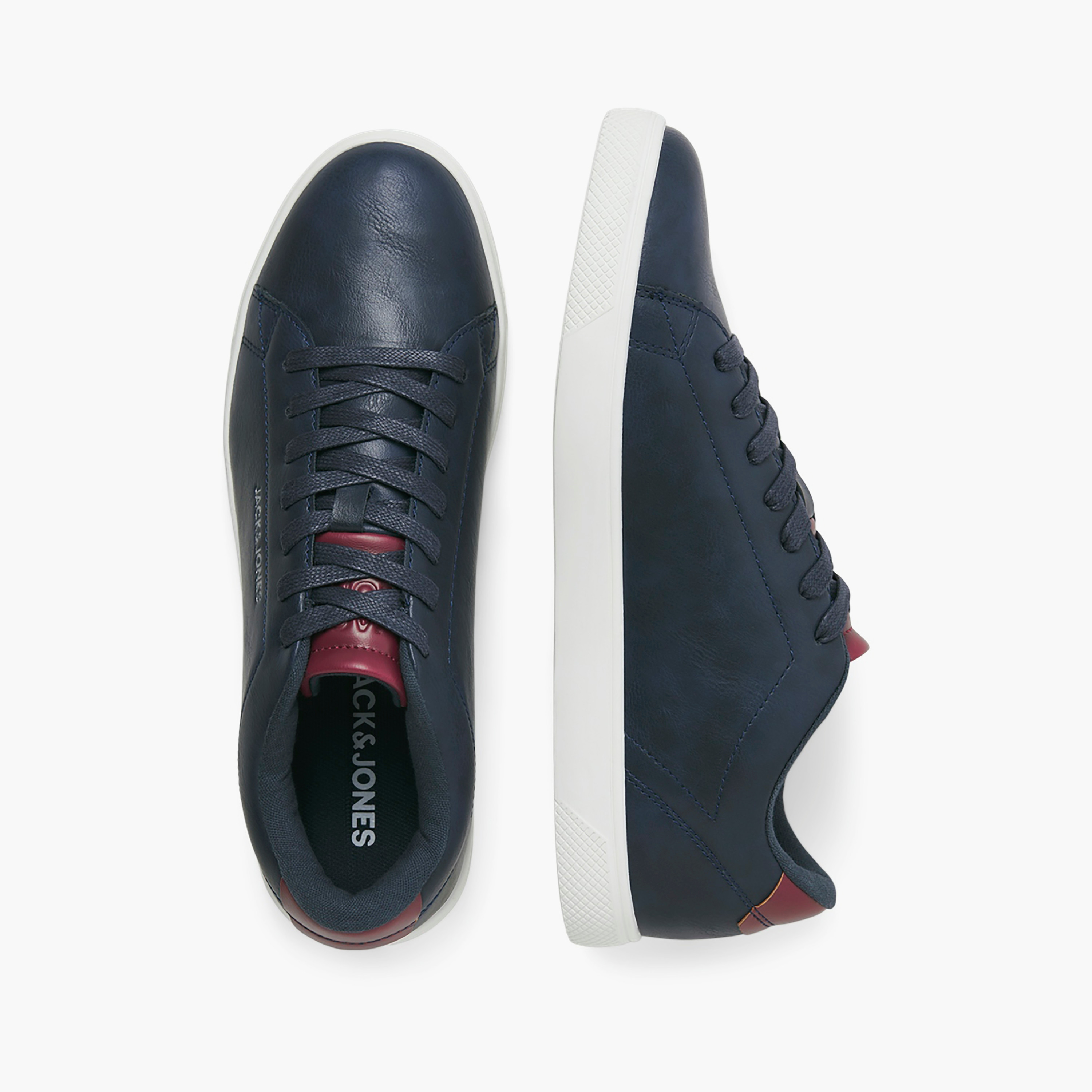 حذاء رياضي رجالي برباط علوي منخفض من جاك آند جونز | 12203642-men-shoes-sneakers-image-9