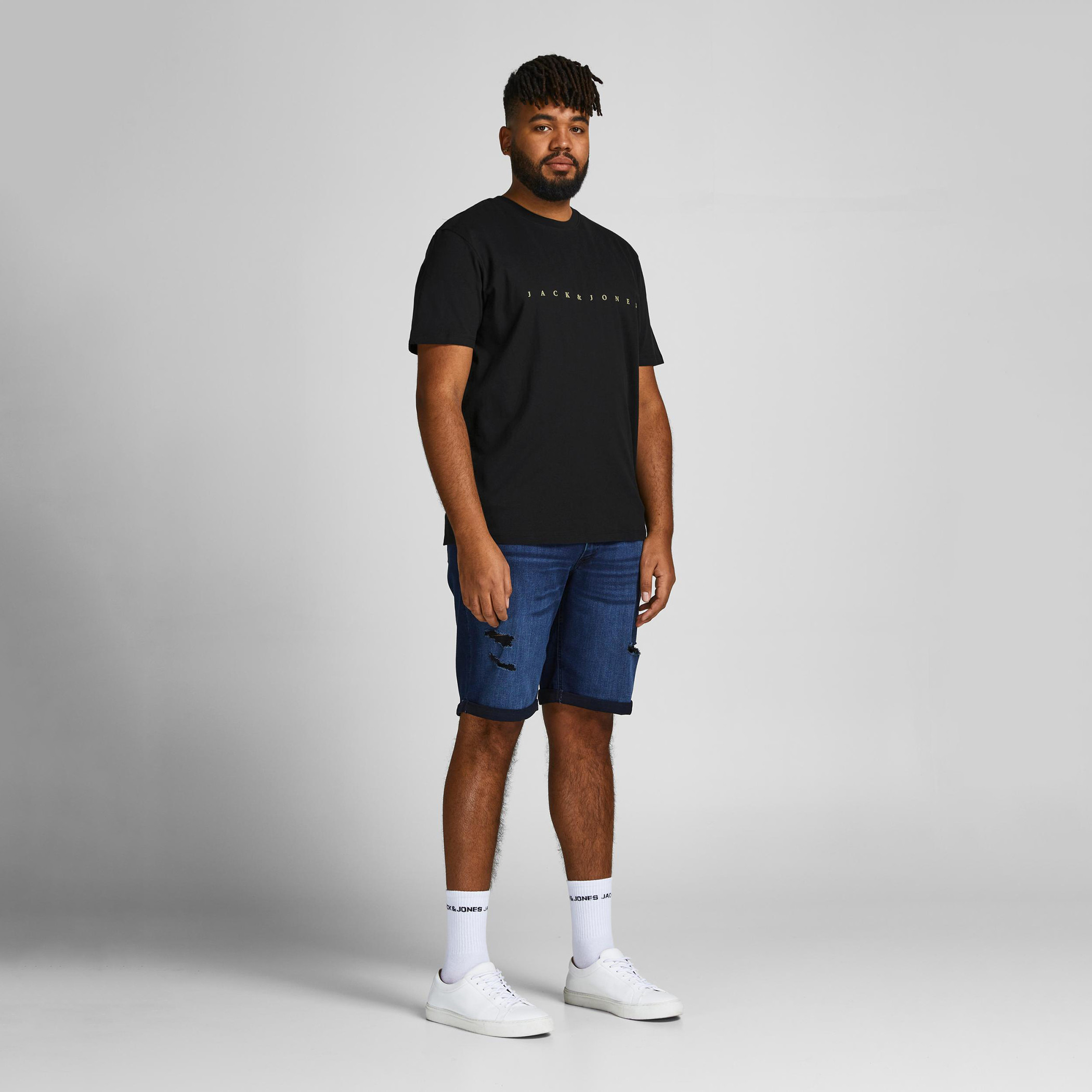 Jack & Jones Printed T-shirt with Crew Neck and Short Sleeves-men-clothing-tshirtsandpolos-tshirts-image-2