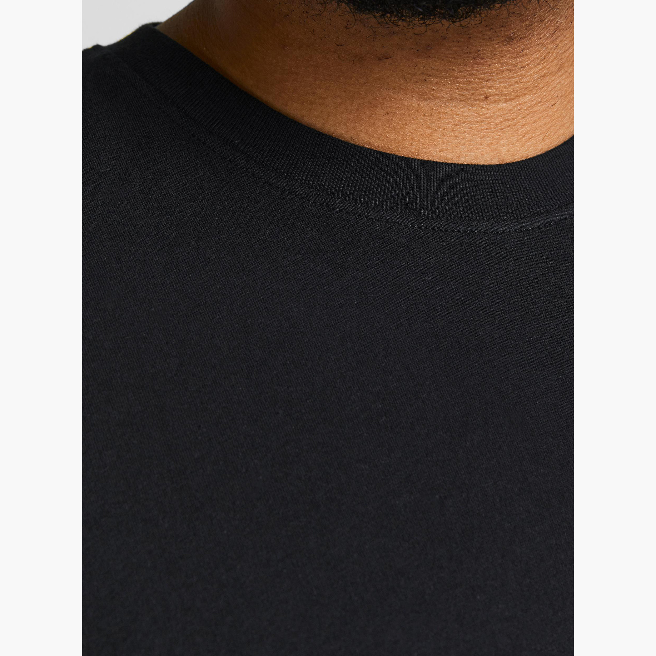 Jack & Jones Printed T-shirt with Crew Neck and Short Sleeves-men-clothing-tshirtsandpolos-tshirts-image-3