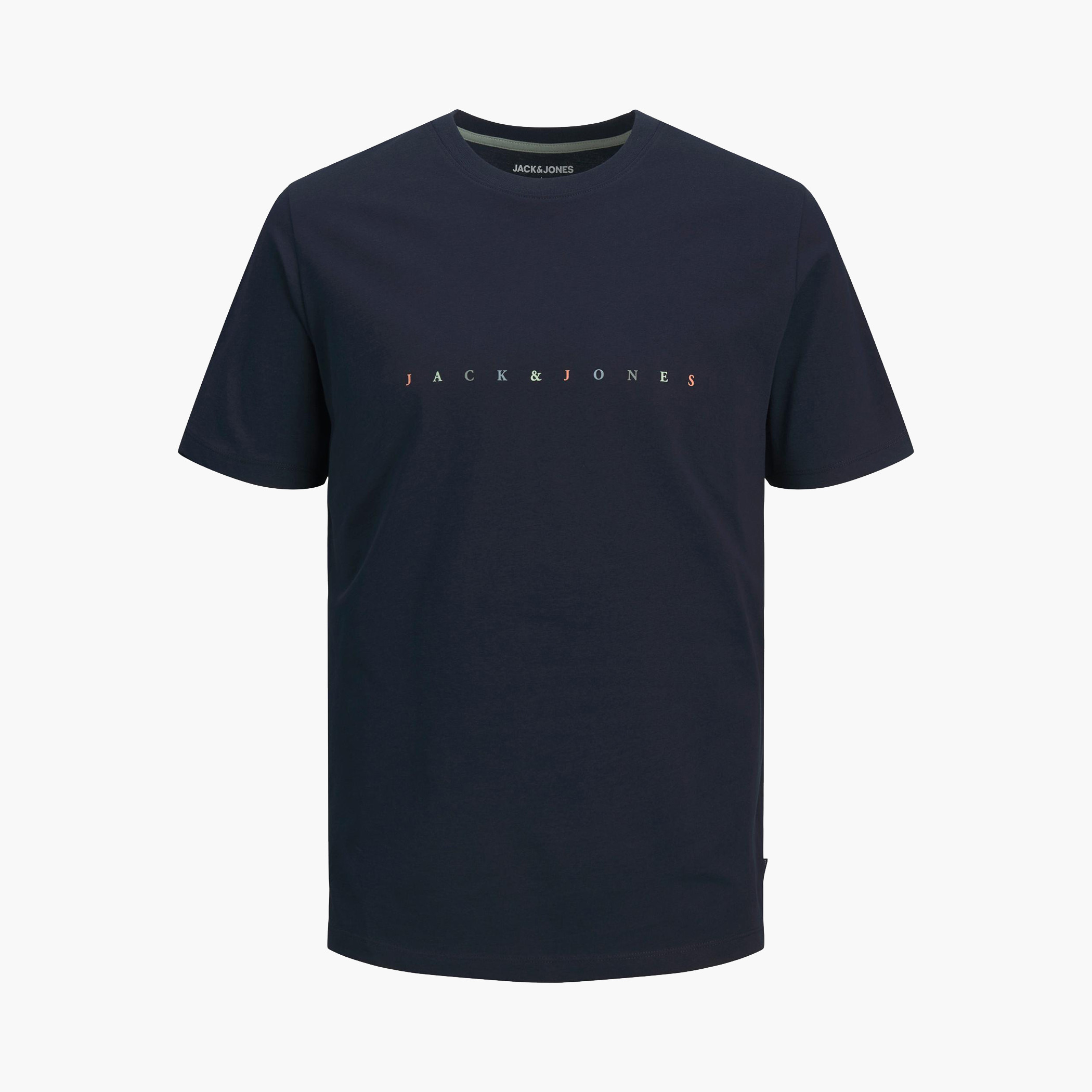 تيشيرت بياقة ضيقة وأكمام قصيرة وطبعات من جاك آند جونز-men-clothing-tshirtsandpolos-tshirts-image-20