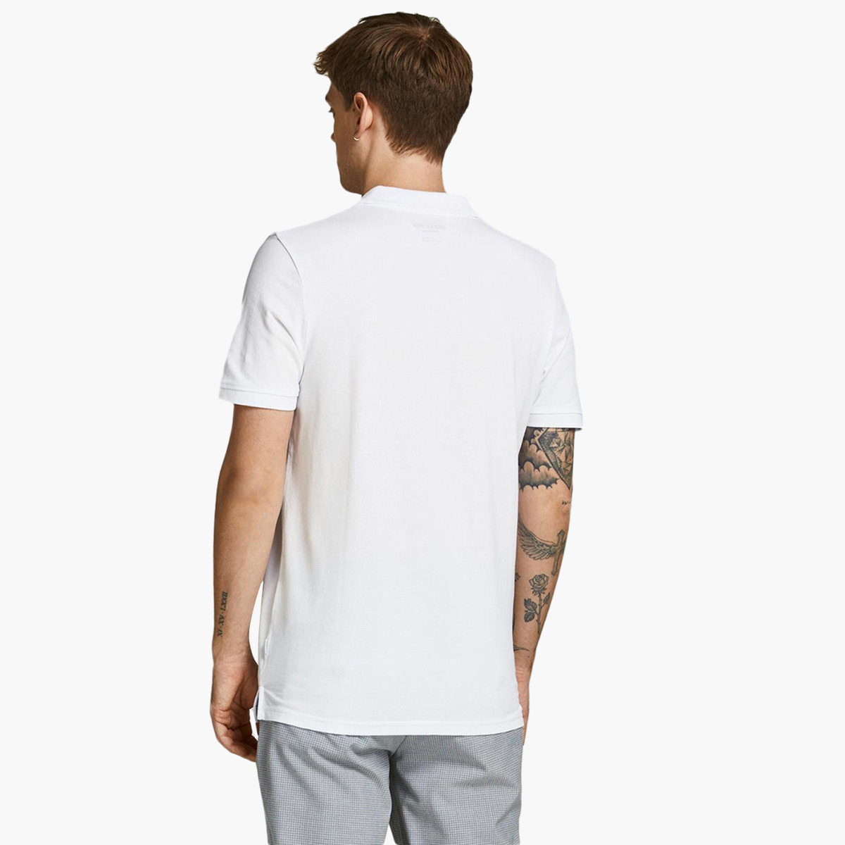 بولو تي شيرت ذو ياقة من جاك آند جونز بأكمام قصيرة مع شعار -men-clothing-tshirtsandpolos-polos-image-2