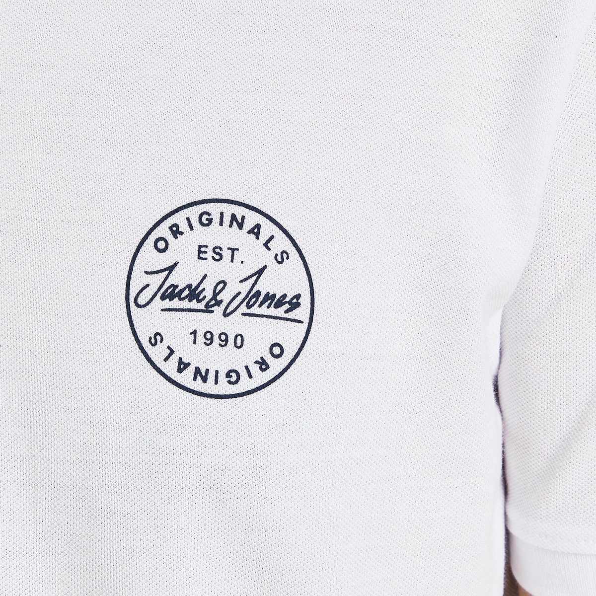 بولو تي شيرت ذو ياقة من جاك آند جونز بأكمام قصيرة مع شعار -men-clothing-tshirtsandpolos-polos-image-4