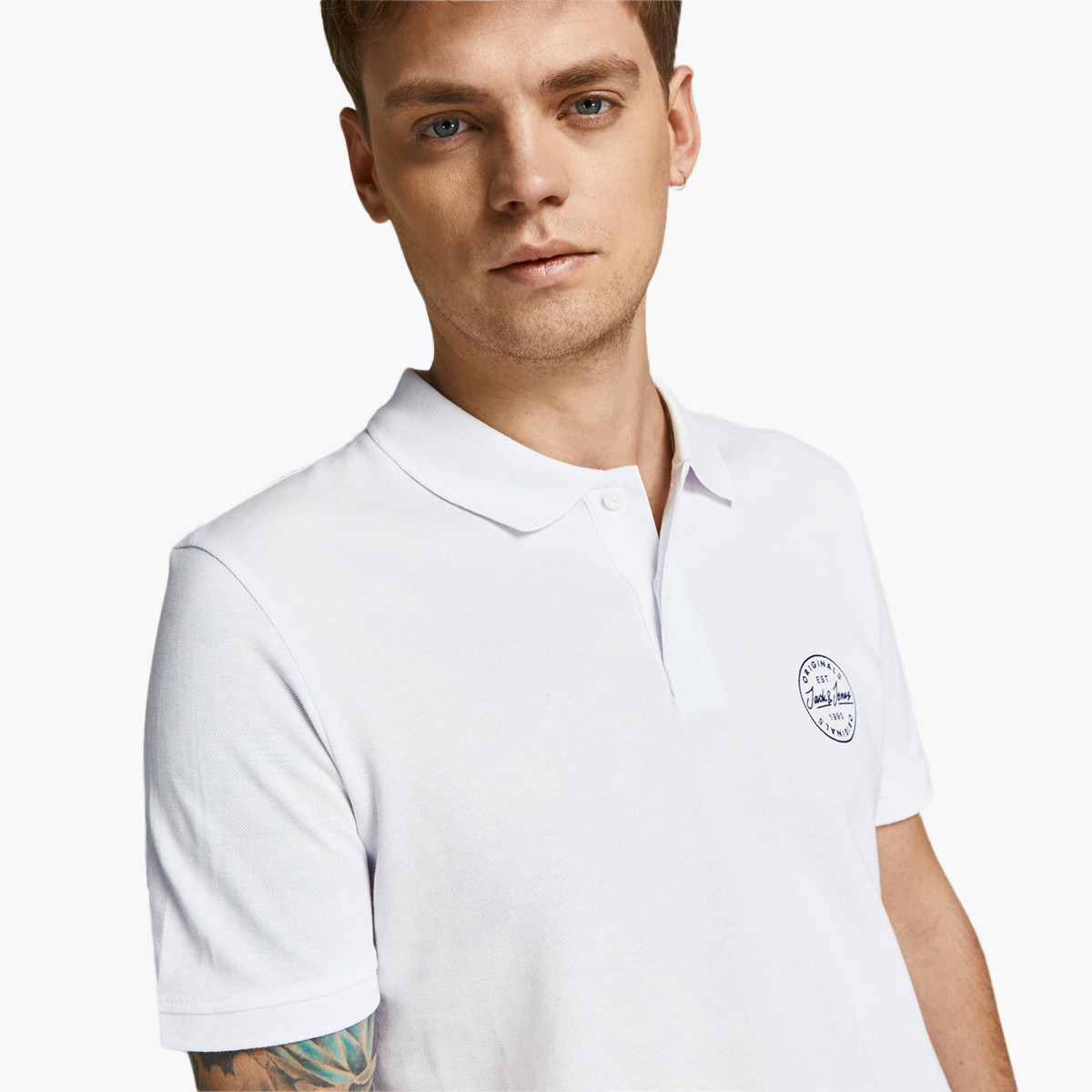 Jack & Jones Logo Collared Short Sleeves Polo T-Shirt-men-clothing-tshirtsandpolos-polos-image-6