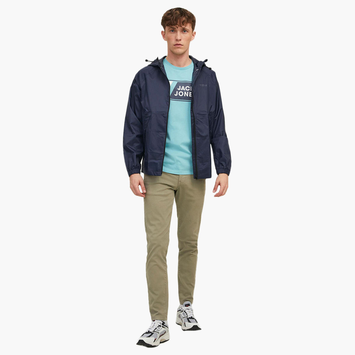 تي شيرت جاك آند جونز رجالي أزرق مطبوع بياقة مستديرة وأكمام قصيرة-men-clothing-tshirtsandpolos-tshirts-image-2