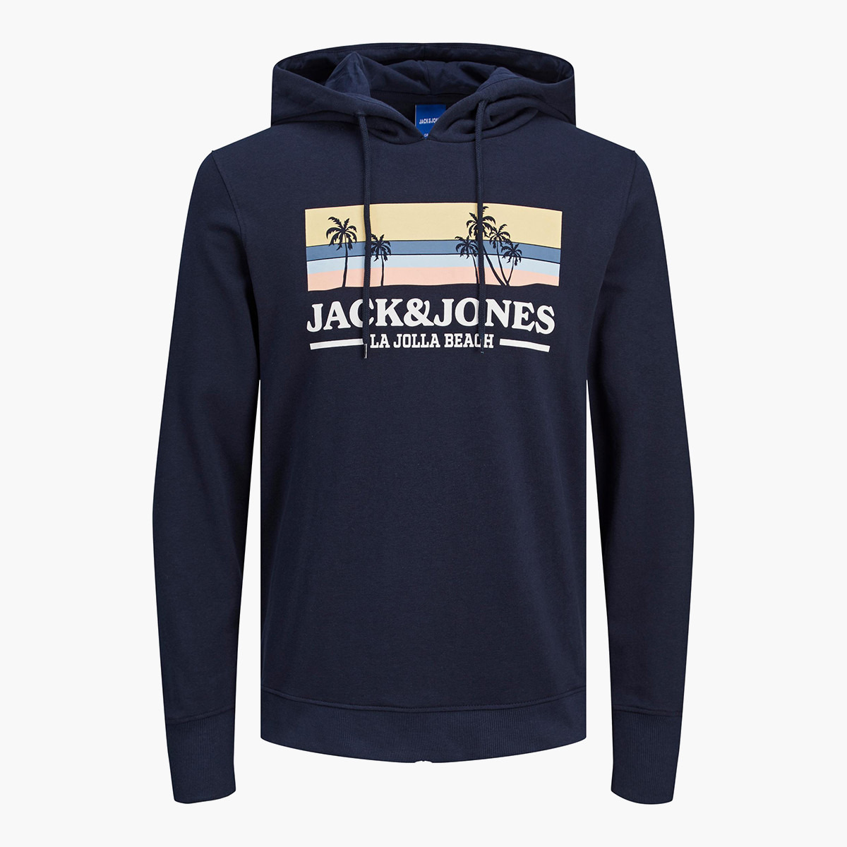 جاك آند جونز قميص من النوع الثقيل بأكمام طويلة وطبعة أزرق كحلي للرجال-men-winterwear-hoodiesandsweatshirts-image-1