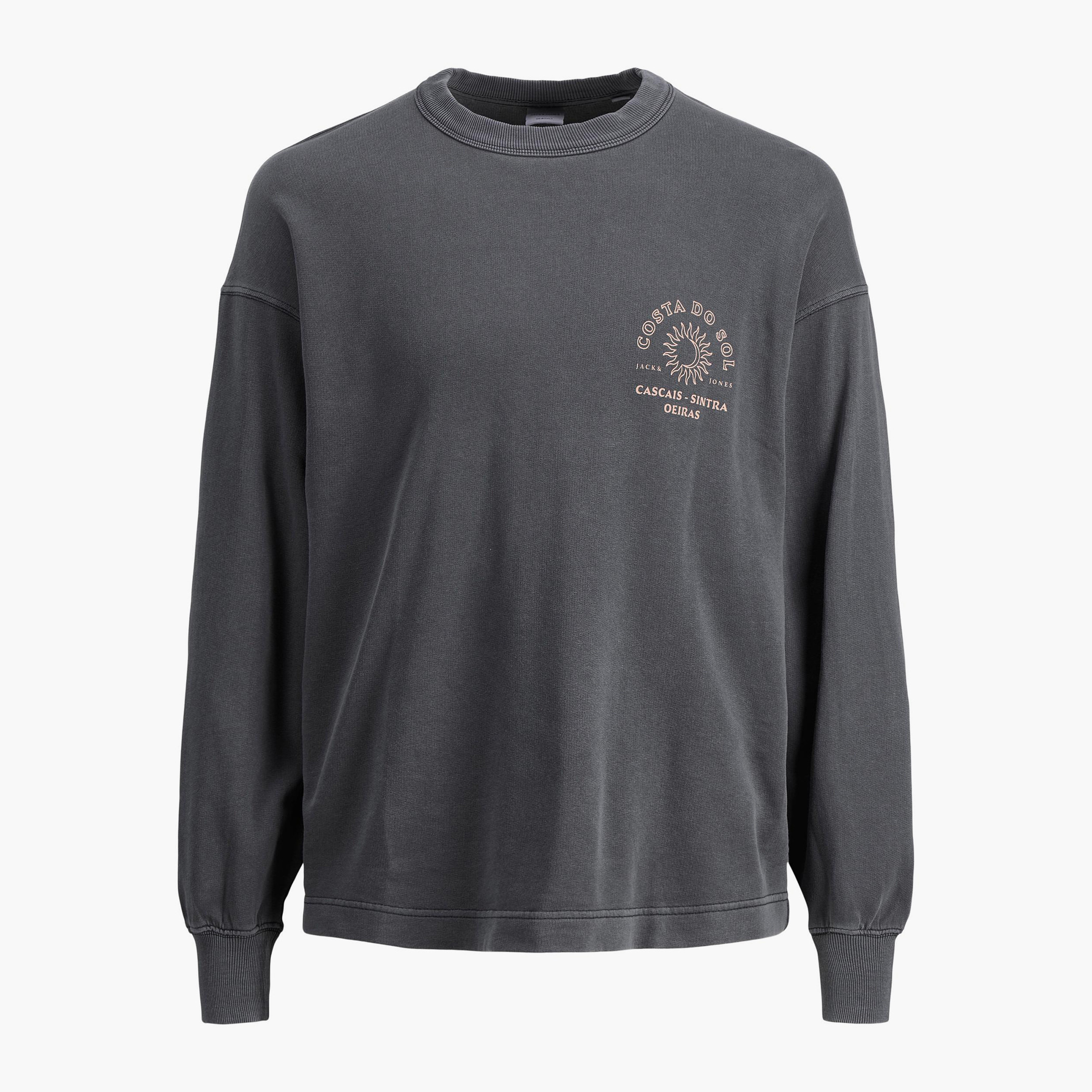 سويت شيرت جاك آند جونز رجالي أزرق مطبوع برقبة مستديرة-men-winterwear-hoodiesandsweatshirts-image-6
