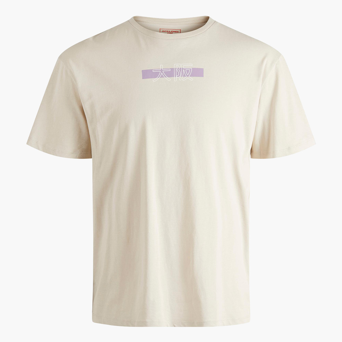 تي شيرت رجالي من جاك آند جونز ذو قصة ضيقة بياقة مستديرة ومريح-men-clothing-tshirtsandpolos-tshirts-image-2