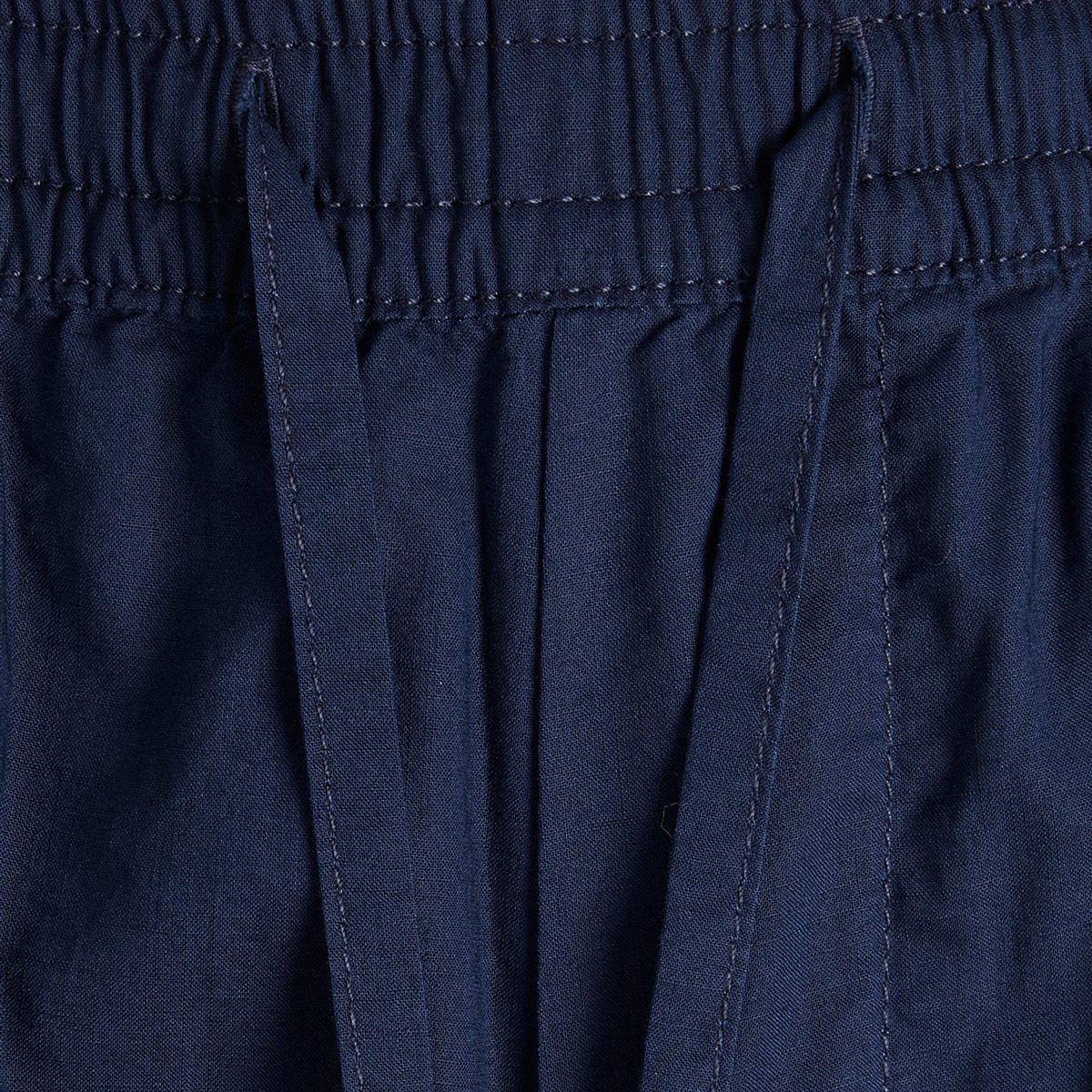 Jack & Jones Men Navy Blue Solid Drawstring Shorts-men-clothing-bottoms-shorts-image-3