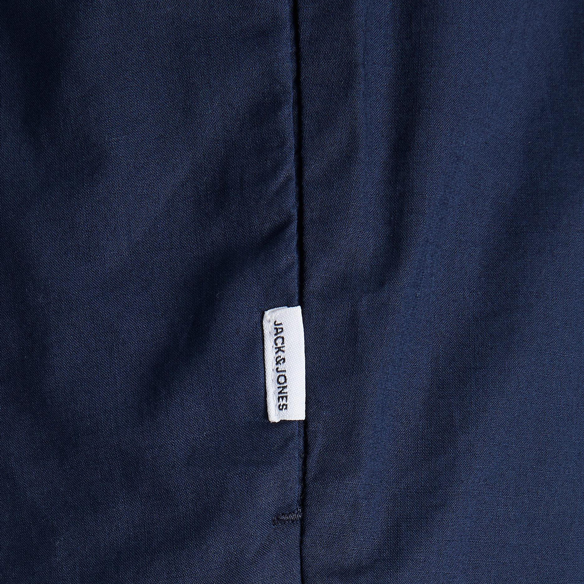 Jack & Jones Men Navy Blue Solid Drawstring Shorts-men-clothing-bottoms-shorts-image-4