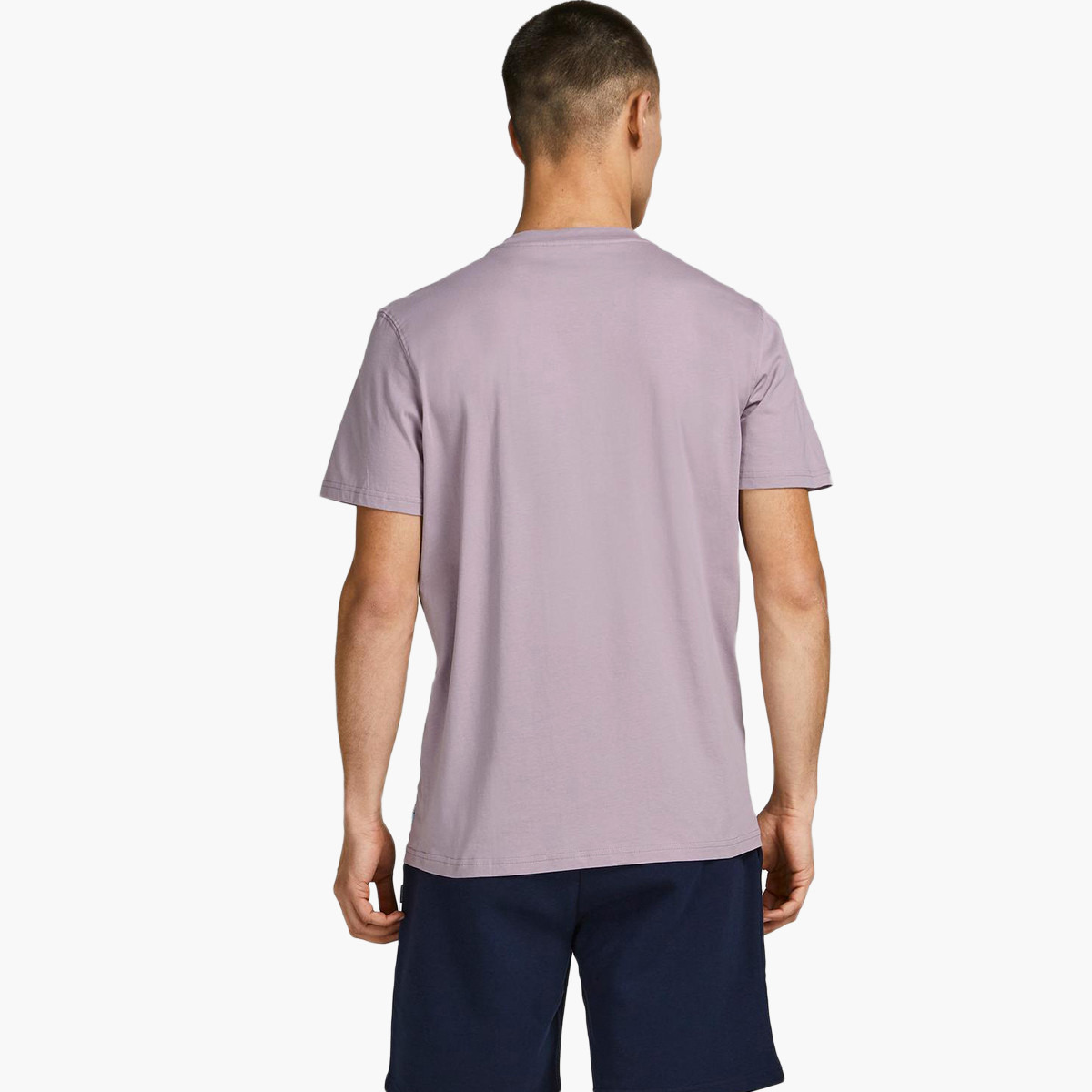 تي شيرت جاك آند جونز رجالي أرجواني بياقة مستديرة وأكمام قصيرة-men-clothing-tshirtsandpolos-tshirts-image-3
