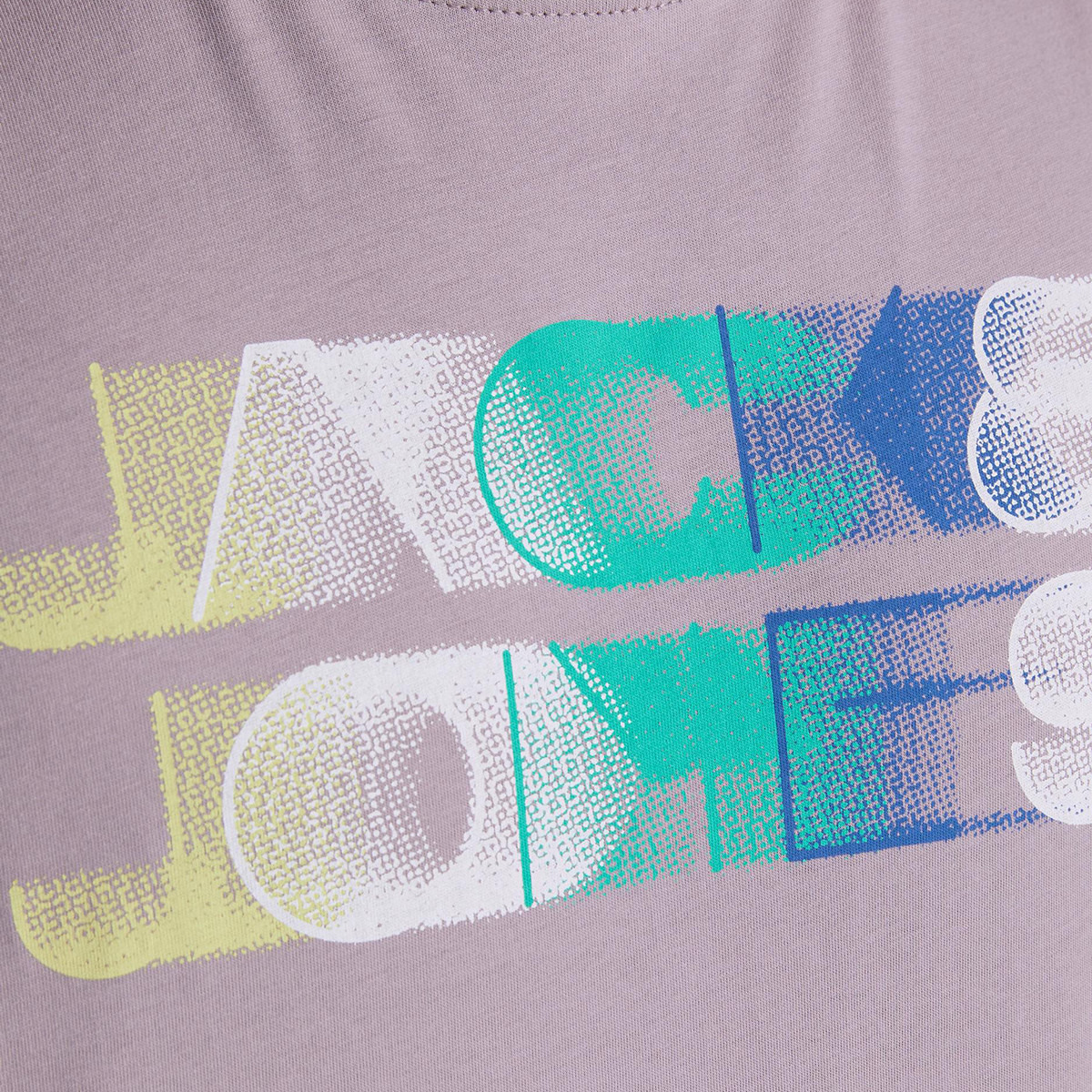 تي شيرت جاك آند جونز رجالي أرجواني بياقة مستديرة وأكمام قصيرة-men-clothing-tshirtsandpolos-tshirts-image-7