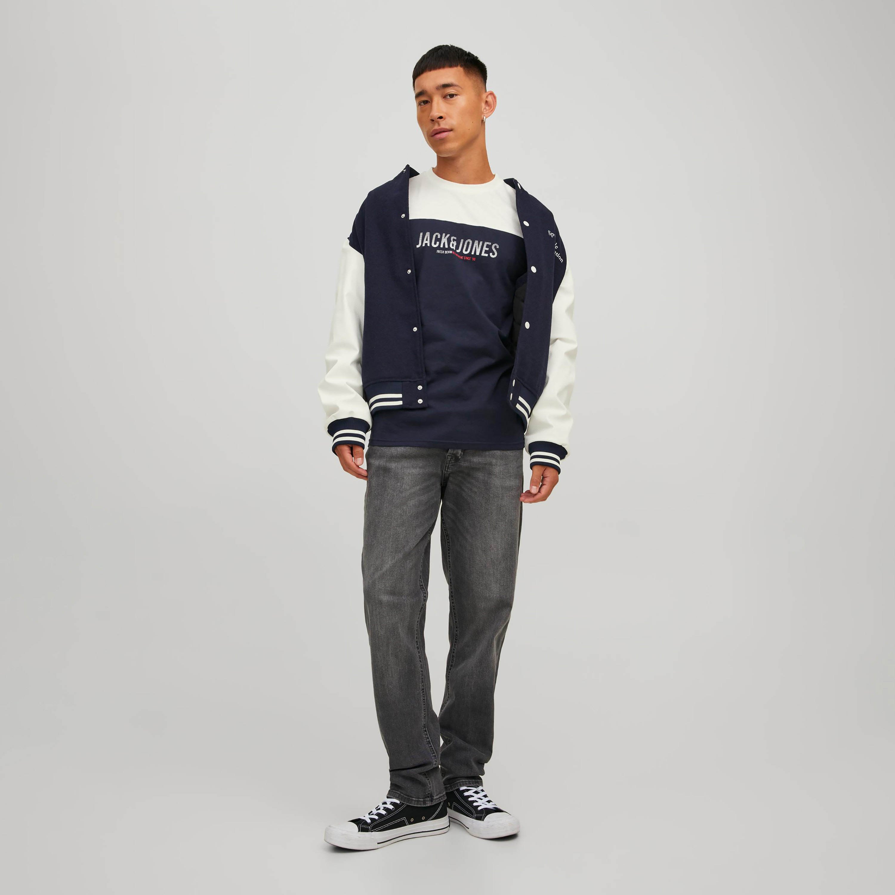 Jack & Jones Logo Crew Neck Short Sleeves T-Shirt-men-clothing-tshirtsandpolos-tshirts-image-2