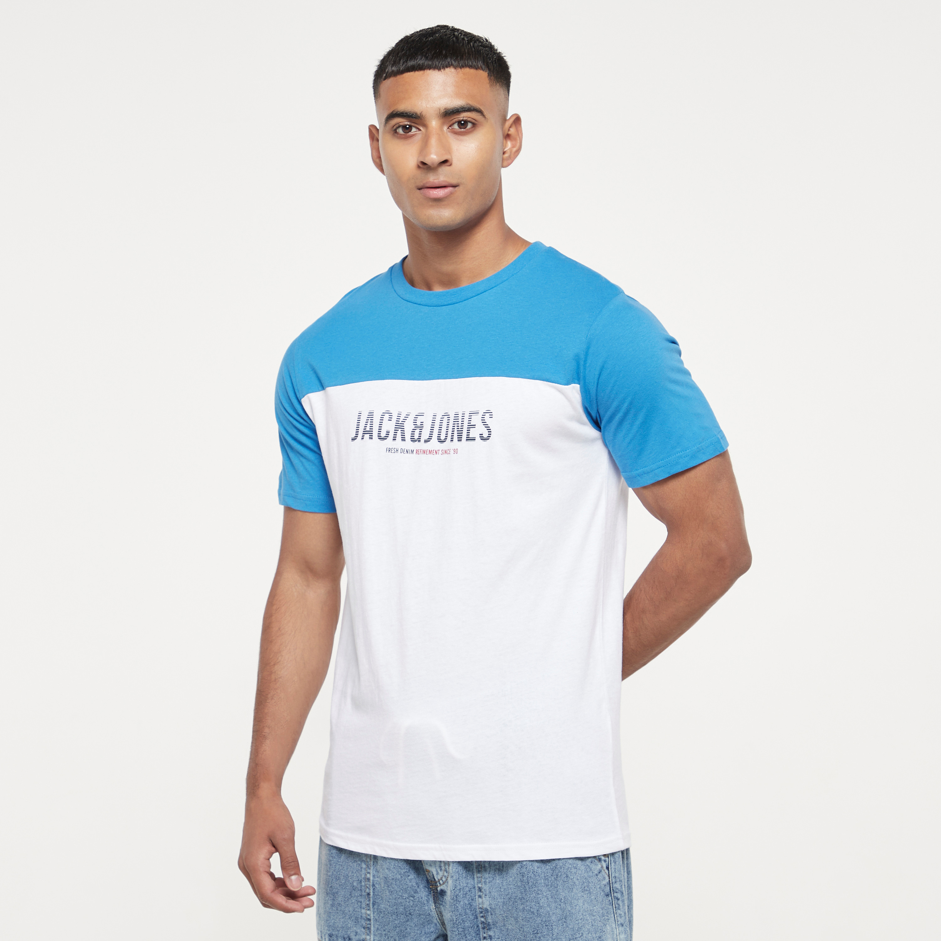Jack & Jones Logo Crew Neck Short Sleeves T-Shirt-men-clothing-tshirtsandpolos-tshirts-image-1