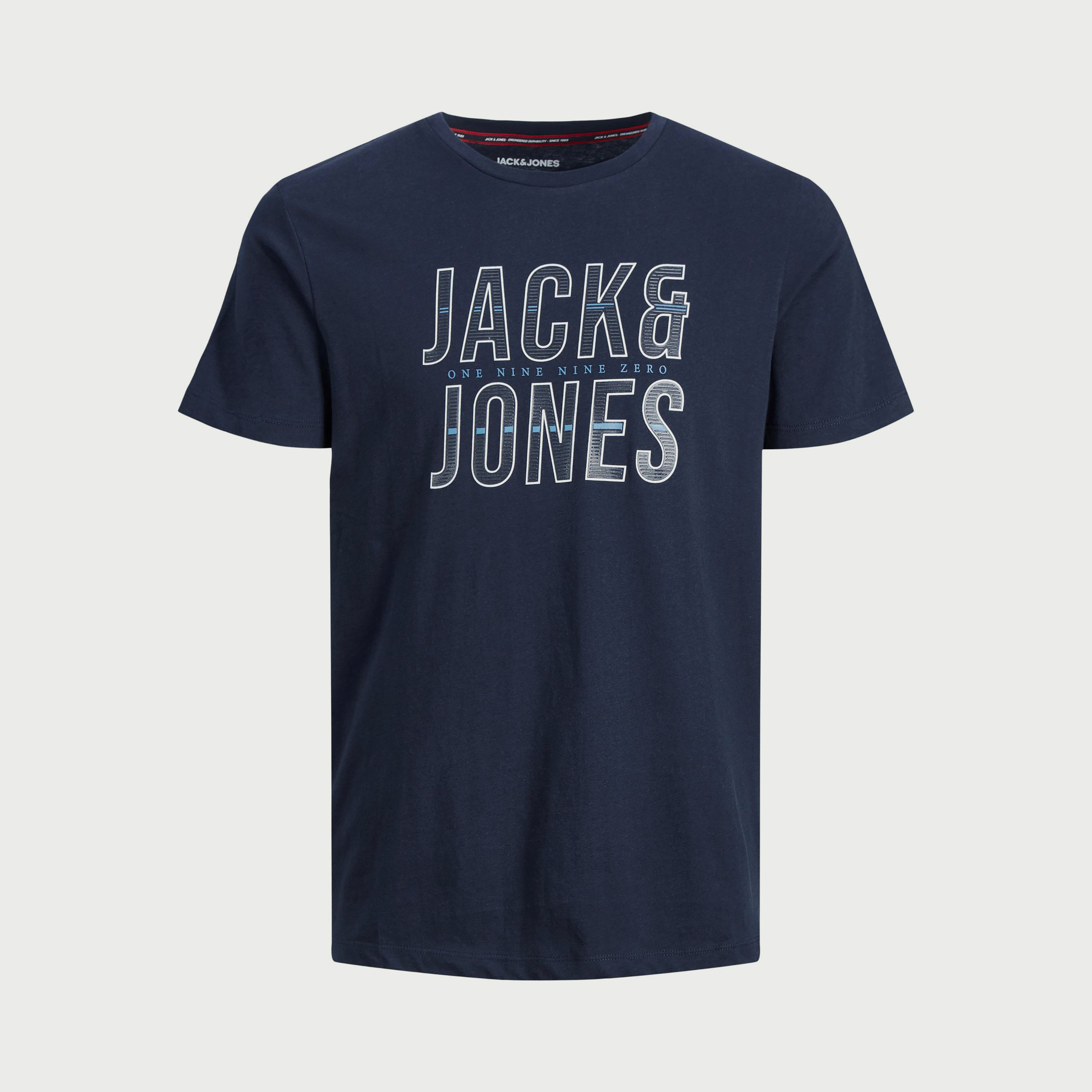 تي شيرت من جاك آند جونز مطبوع بأكمام قصيرة و ياقة مستديرة-men-clothing-tshirtsandpolos-tshirts-image-5