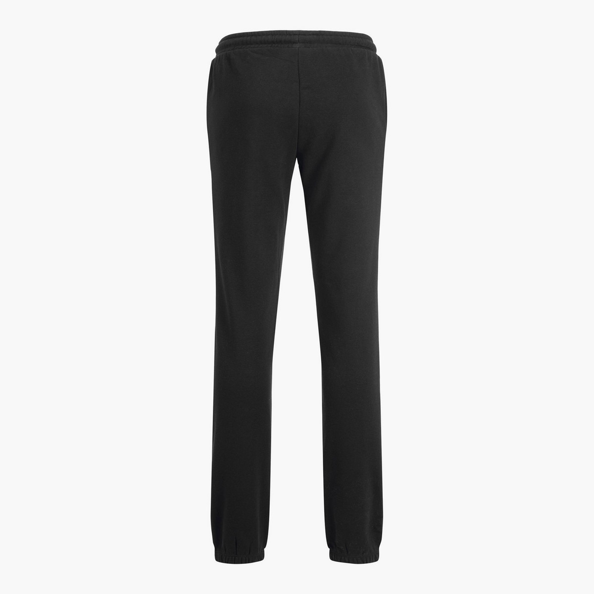 Jack & Jones Men Black Printed Drawstring Joggers-men-clothing-bottoms-joggers-image-2