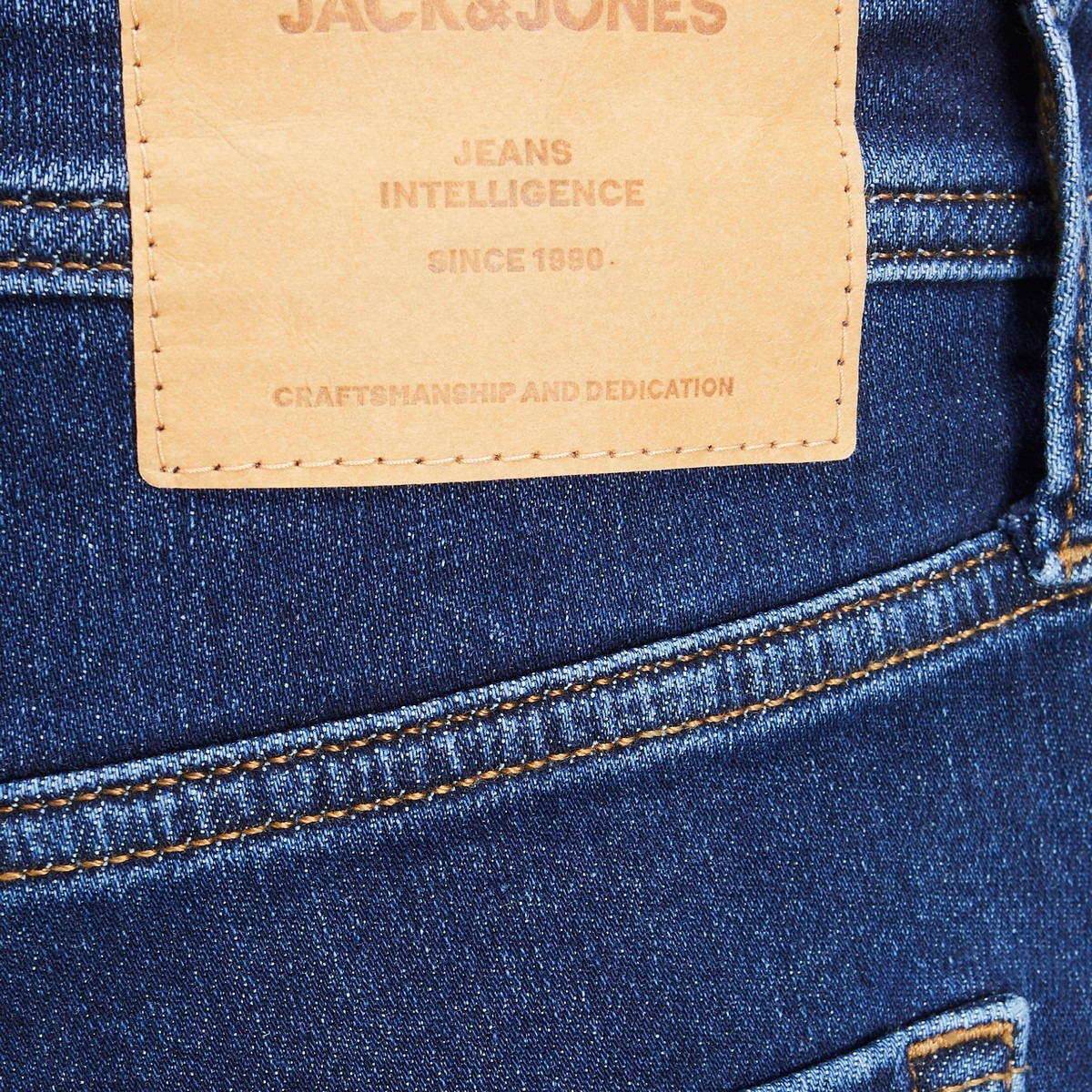 بنطلون جينز جاك آند جونز رجالي بلون أزرق ممزق بقصة ضيقة سادة بجيوب-men-clothing-bottoms-jeans-image-3