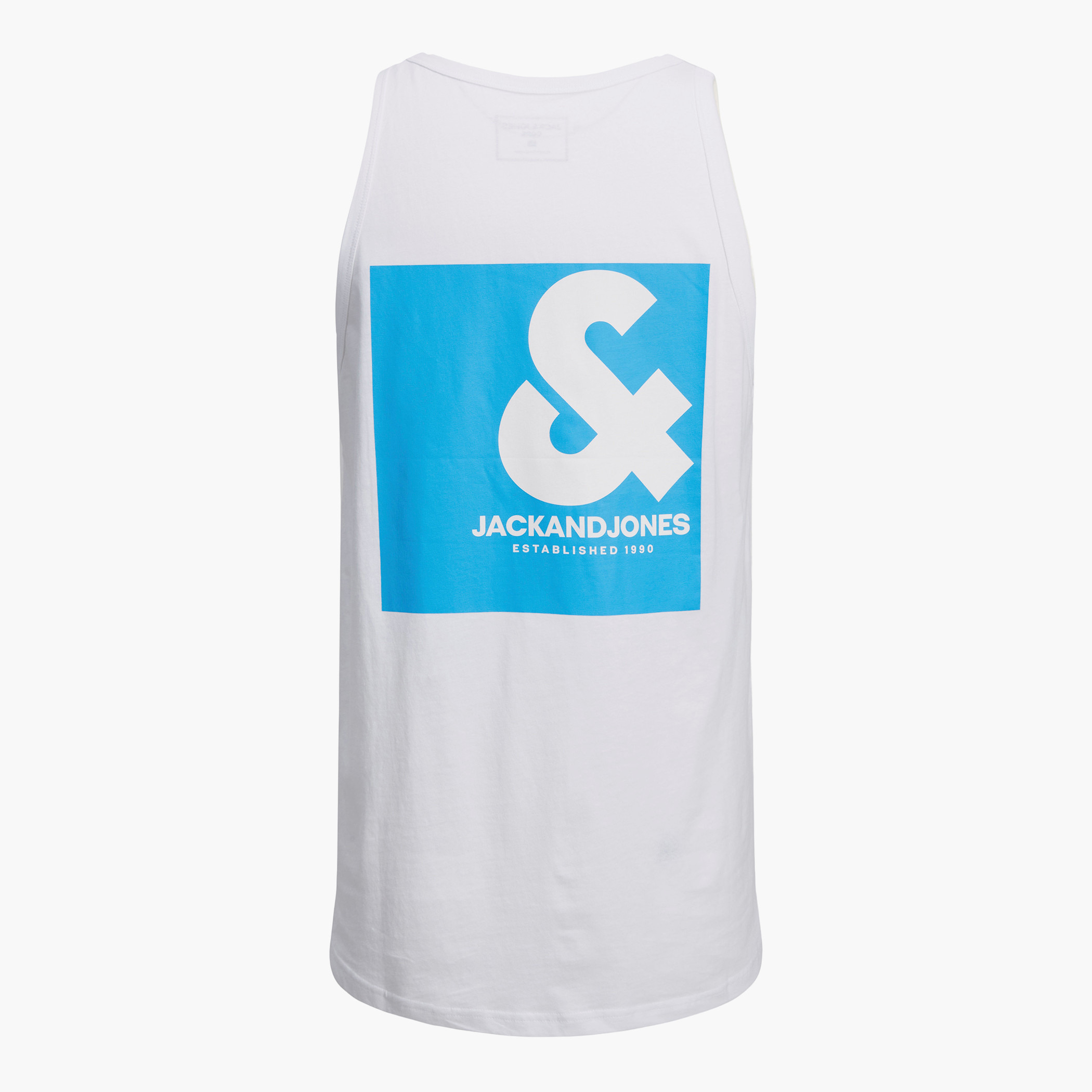 Jack & Jones Men Printed White Sleeveless Tank Top-men-clothing-tshirtsandpolos-vests-image-4