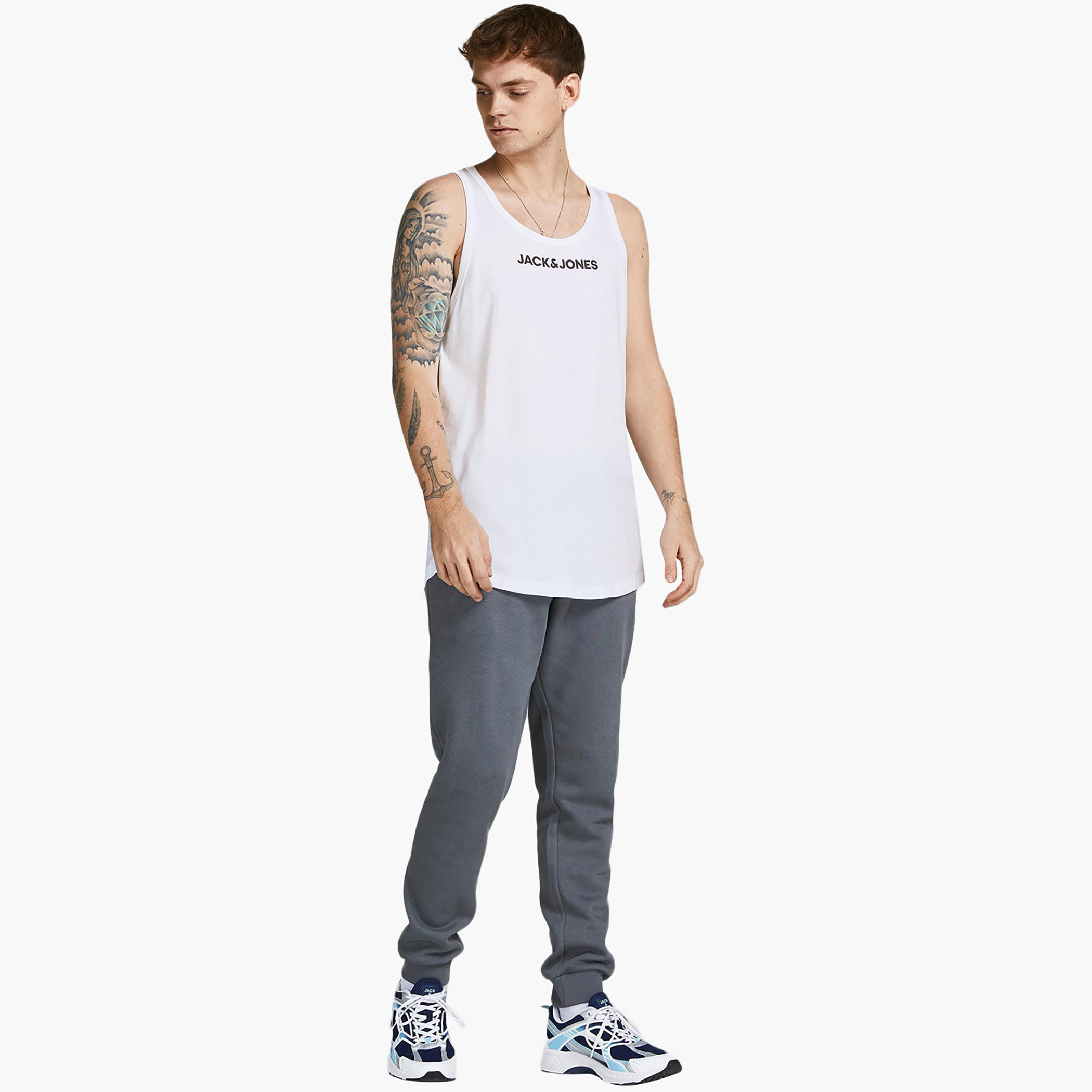 Jack & Jones Men Printed White Sleeveless Tank Top-men-clothing-tshirtsandpolos-vests-image-8