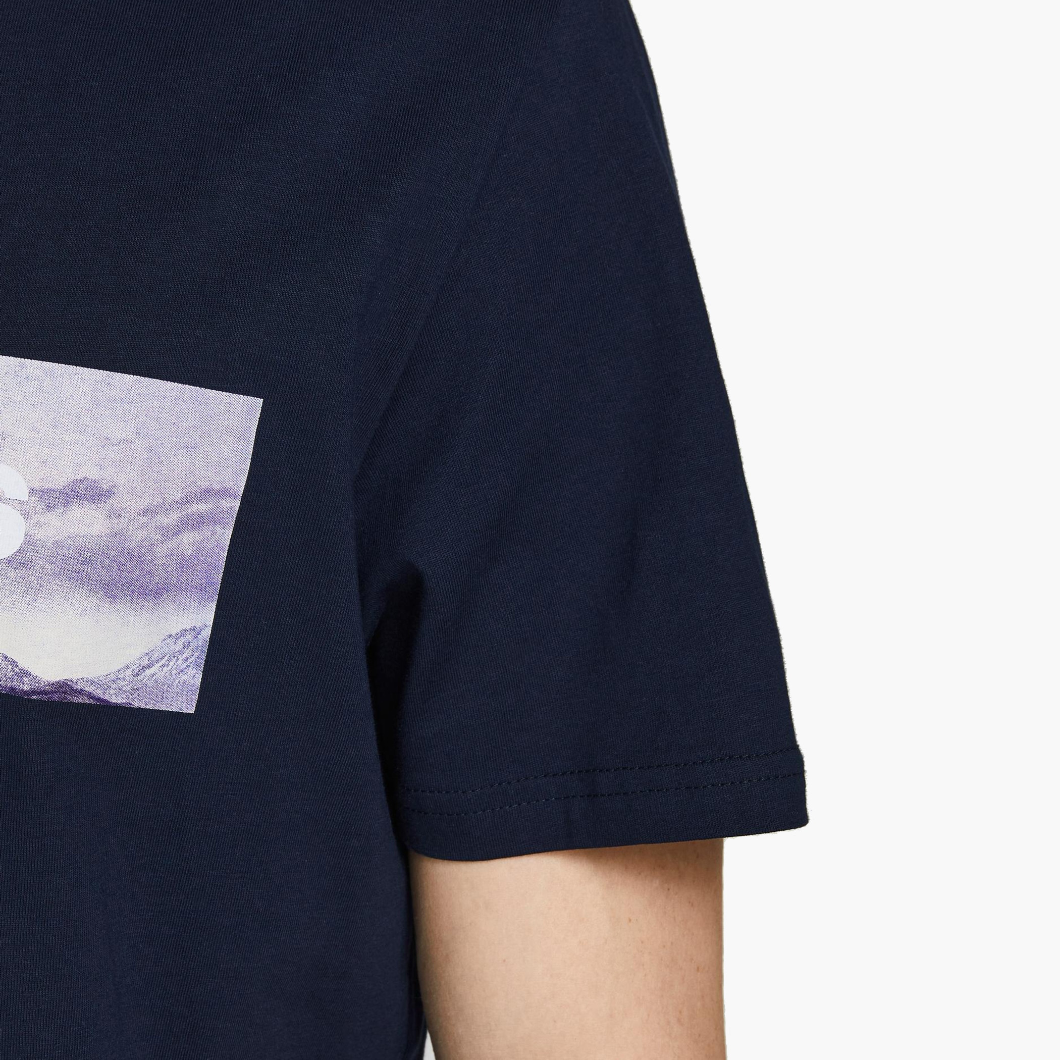 Jack & Jones Men Printed Navy Blue Crew Neck Short Sleeves T-Shirt-men-clothing-tshirtsandpolos-tshirts-image-5