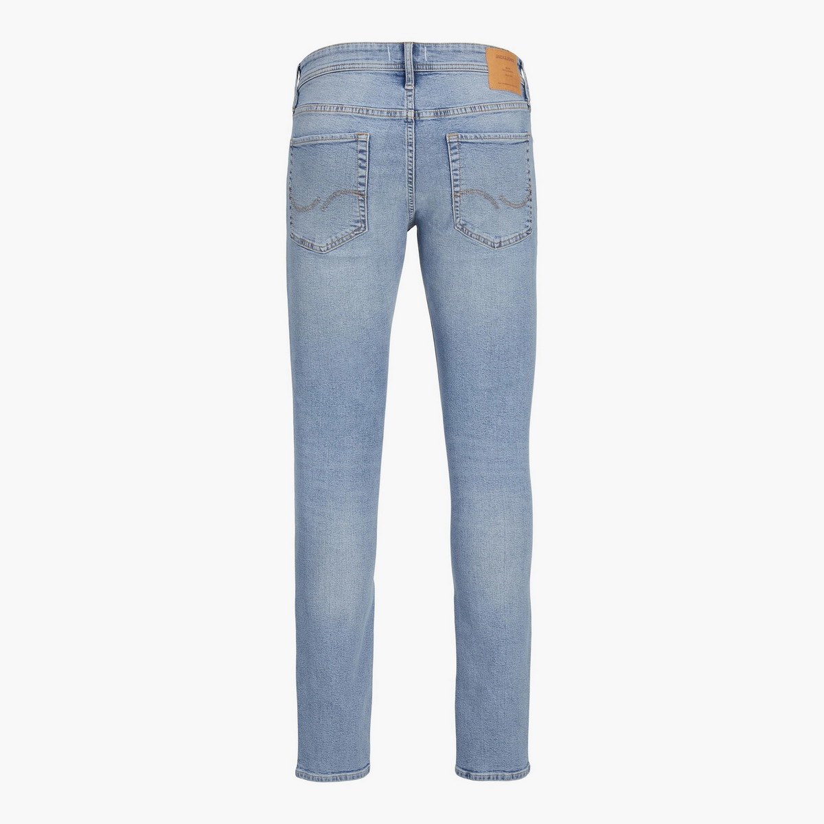 Jack & Jones Men Blue Ripped Slim Fit Jeans with Pocket-men-clothing-bottoms-jeans-image-2