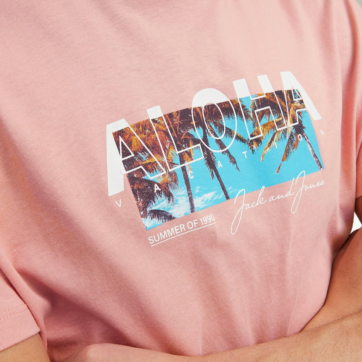 قميص رجالي بأكمام قصيرة وياقة دائرية وطبعات مرجانية من جاك وجوكس-men-clothing-tshirtsandpolos-tshirts-image-7