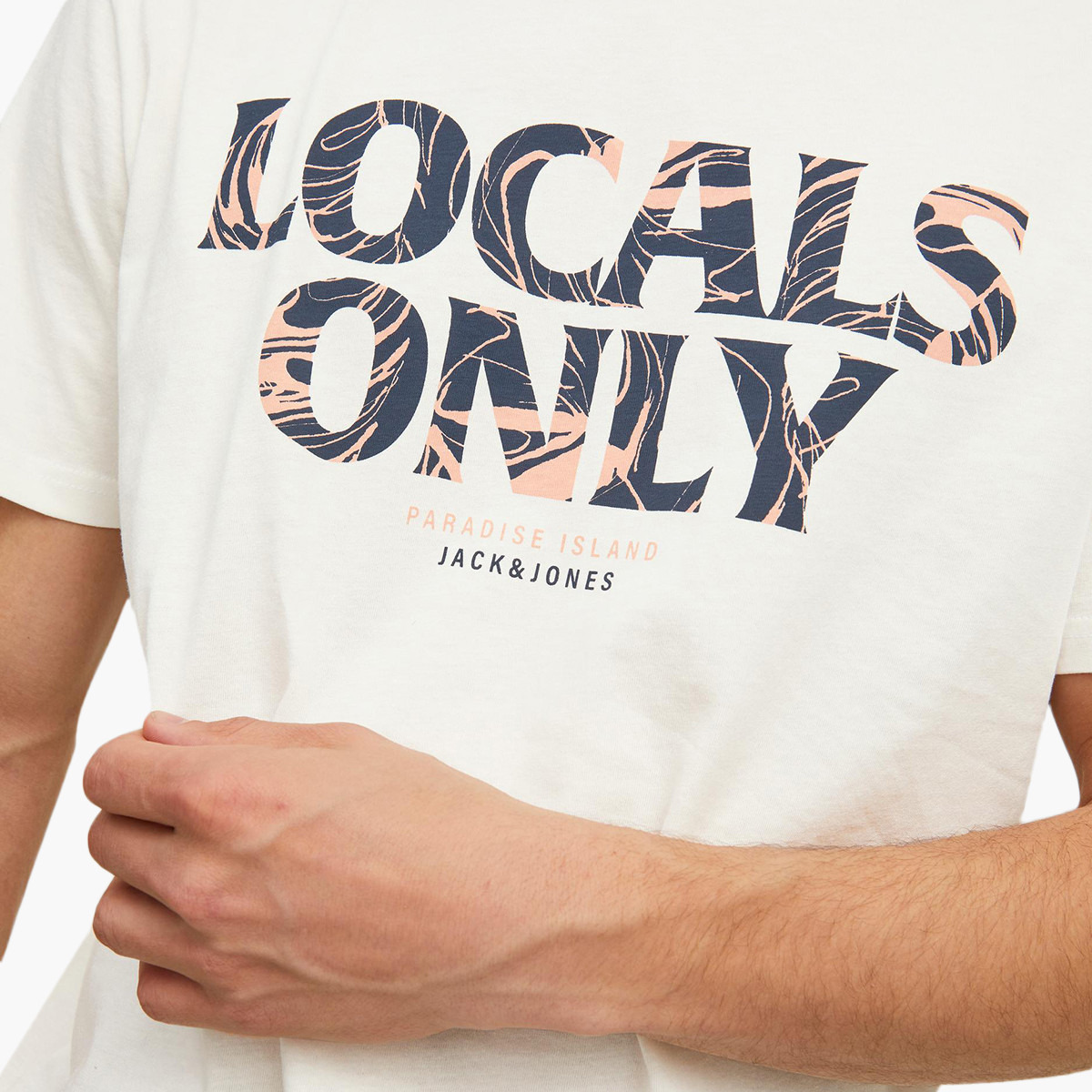 Jack & Jones Men White Printed Crew Neck Short Sleeves T-Shirt-men-clothing-tshirtsandpolos-tshirts-image-6