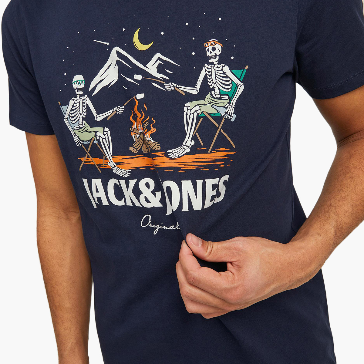 جاك آند جونز تي شيرت رجالي أزرق كحلي بياقة مستديرة وأكمام قصيرة-men-clothing-tshirtsandpolos-tshirts-image-6