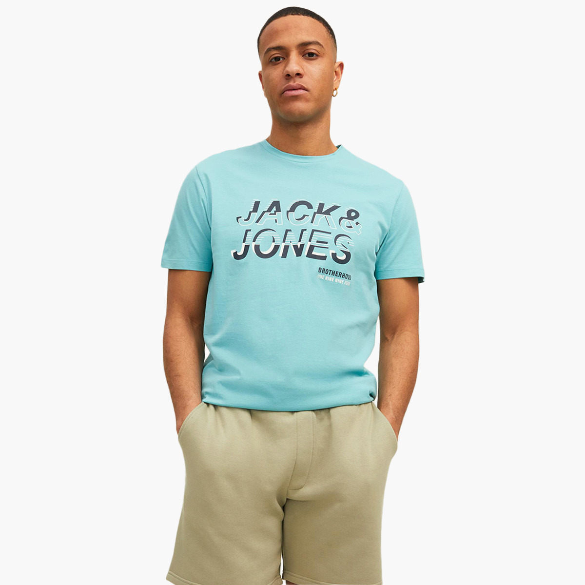 تي شيرت جاك آند جونز رجالي أزرق مطبوع بياقة مستديرة وأكمام قصيرة-men-clothing-tshirtsandpolos-tshirts-image-1