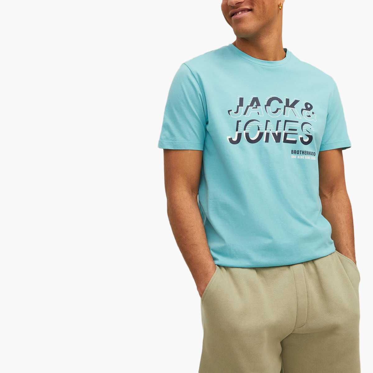 تي شيرت جاك آند جونز رجالي أزرق مطبوع بياقة مستديرة وأكمام قصيرة-men-clothing-tshirtsandpolos-tshirts-image-5