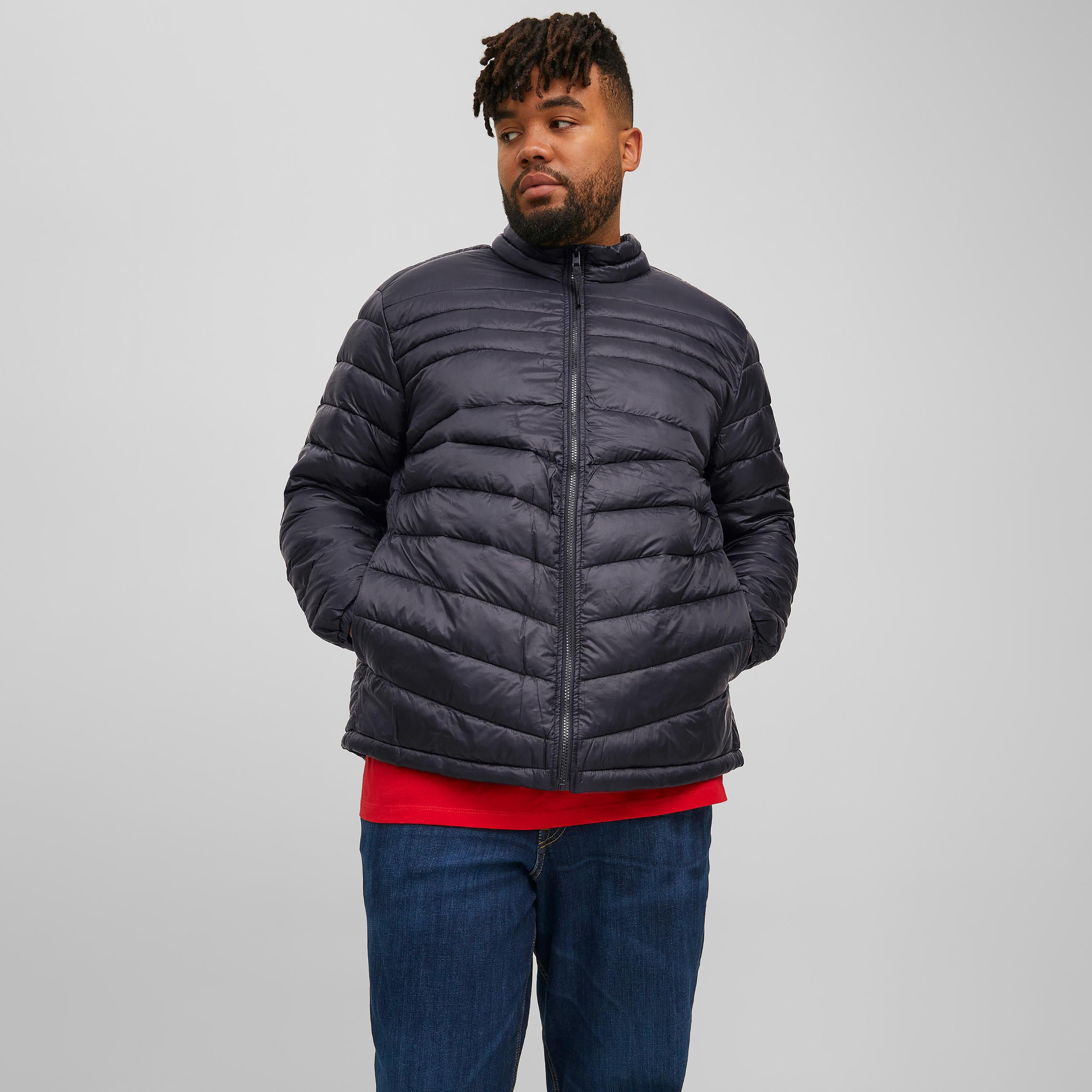 Jack & Jones Plus Size Quilted Puffer Jacket-men-clothing-jacketsandblazers-jackets-image-1
