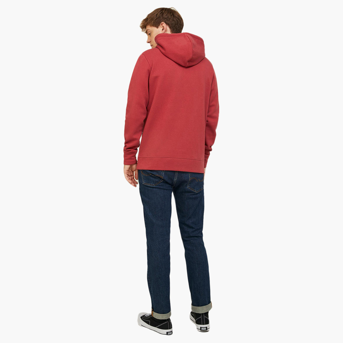 جاك آند جونز هودي بأكمام طويلة وطبعة حمراء للرجال-men-winterwear-hoodiesandsweatshirts-image-4