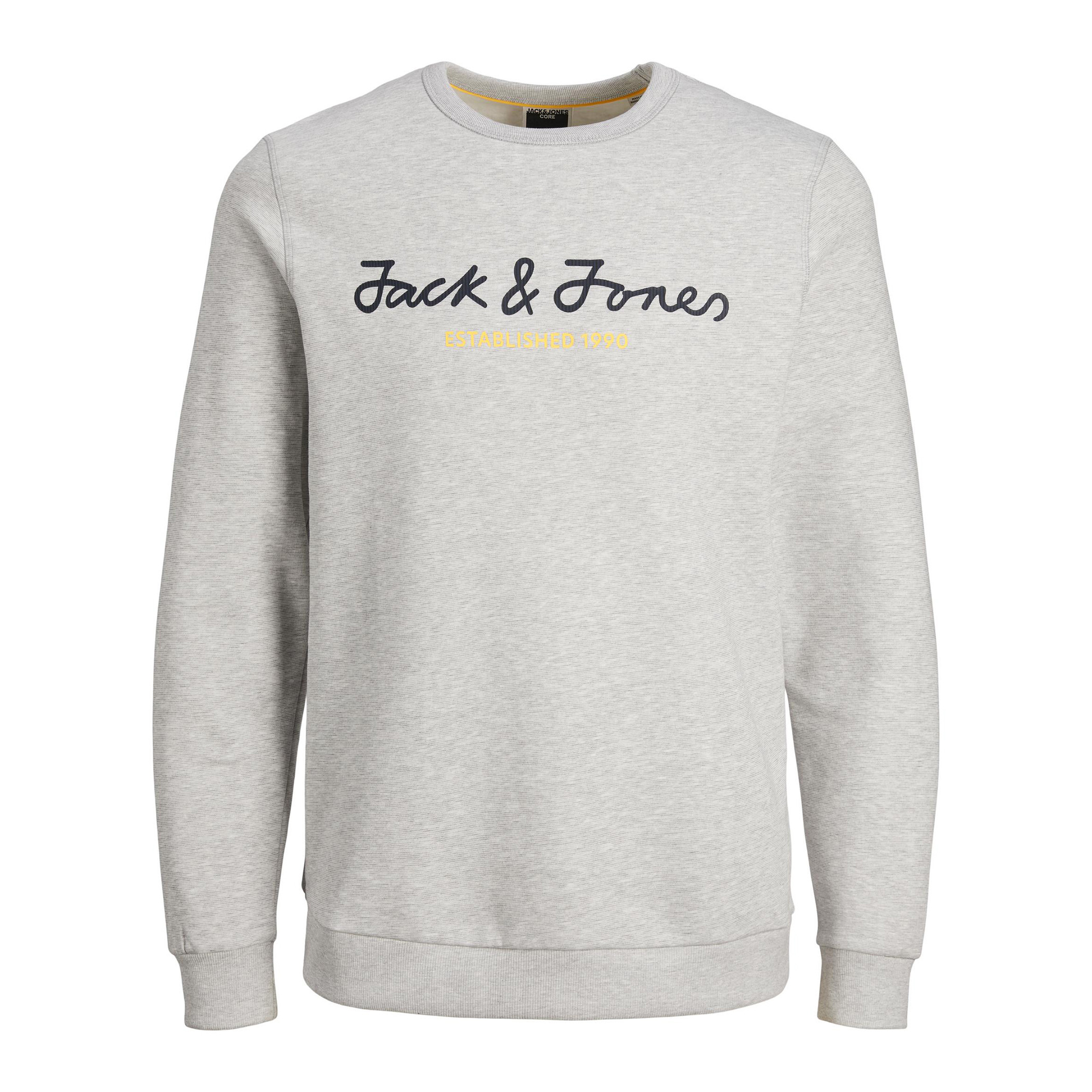 سويت شيرت جاك آند جونز رجالي بلون اسود مطبوع و رقبة دائرية-men-winterwear-hoodiesandsweatshirts-image-23