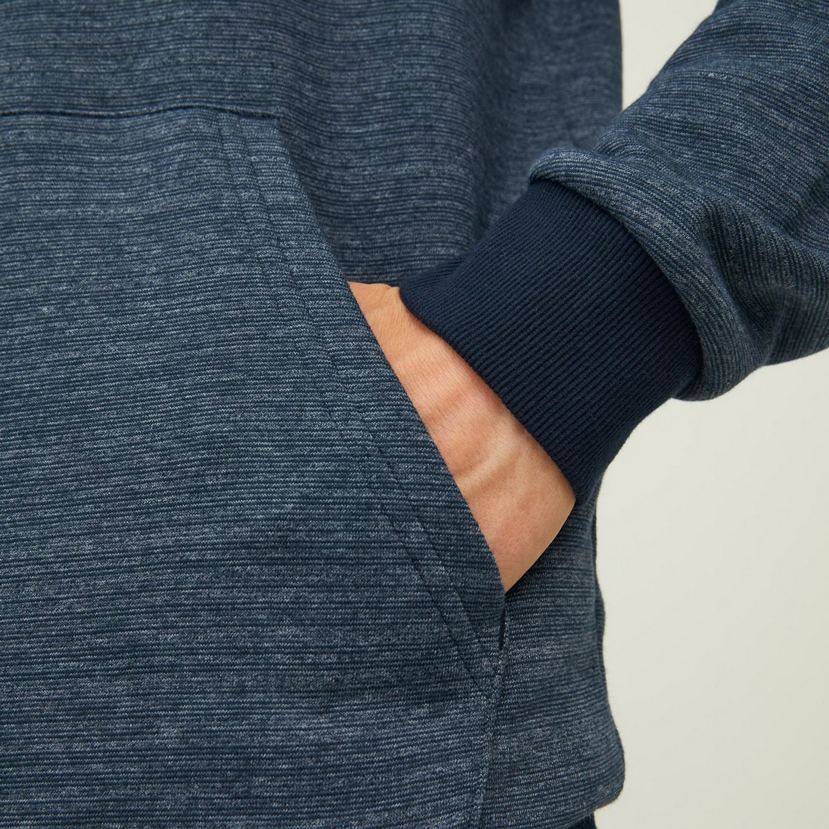 Jack & Jones Men Black Printed Kangaroo Pocket Hoodie-men-winterwear-hoodiesandsweatshirts-image-14