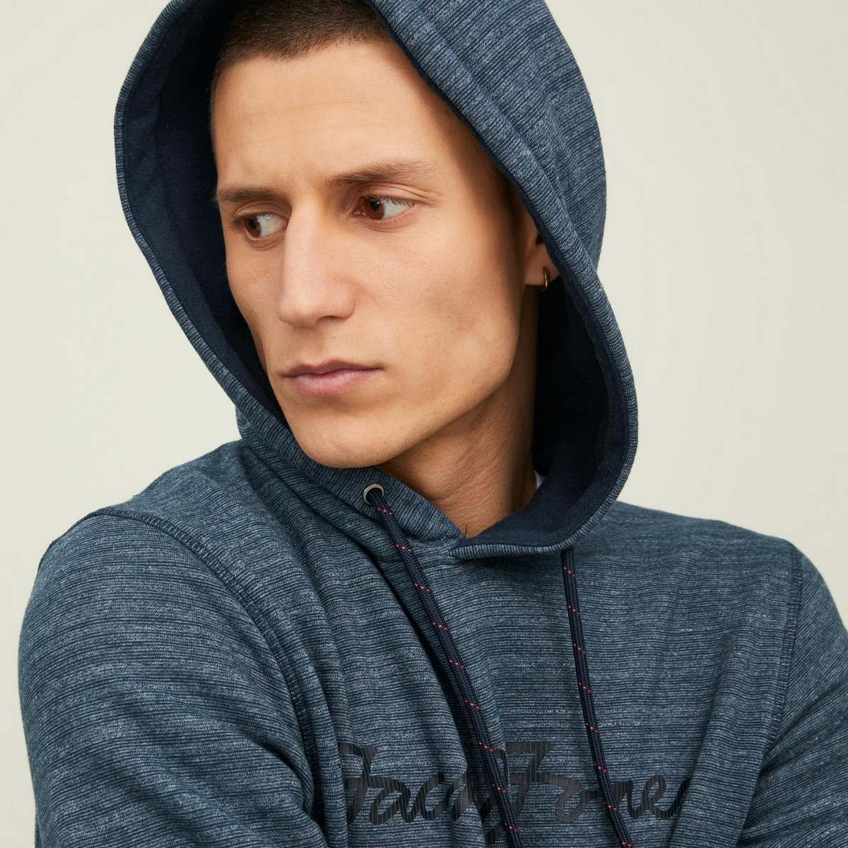 Jack & Jones Men Black Printed Kangaroo Pocket Hoodie-men-winterwear-hoodiesandsweatshirts-image-15